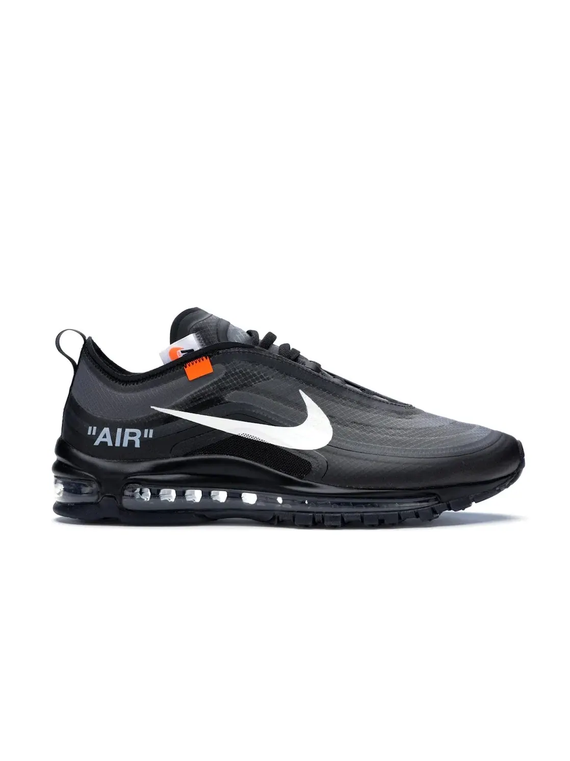 Мужские кроссовки Lifestyle Nike Air Max 97 Off-White — изображение 1 из 4, черный/-черный-белый