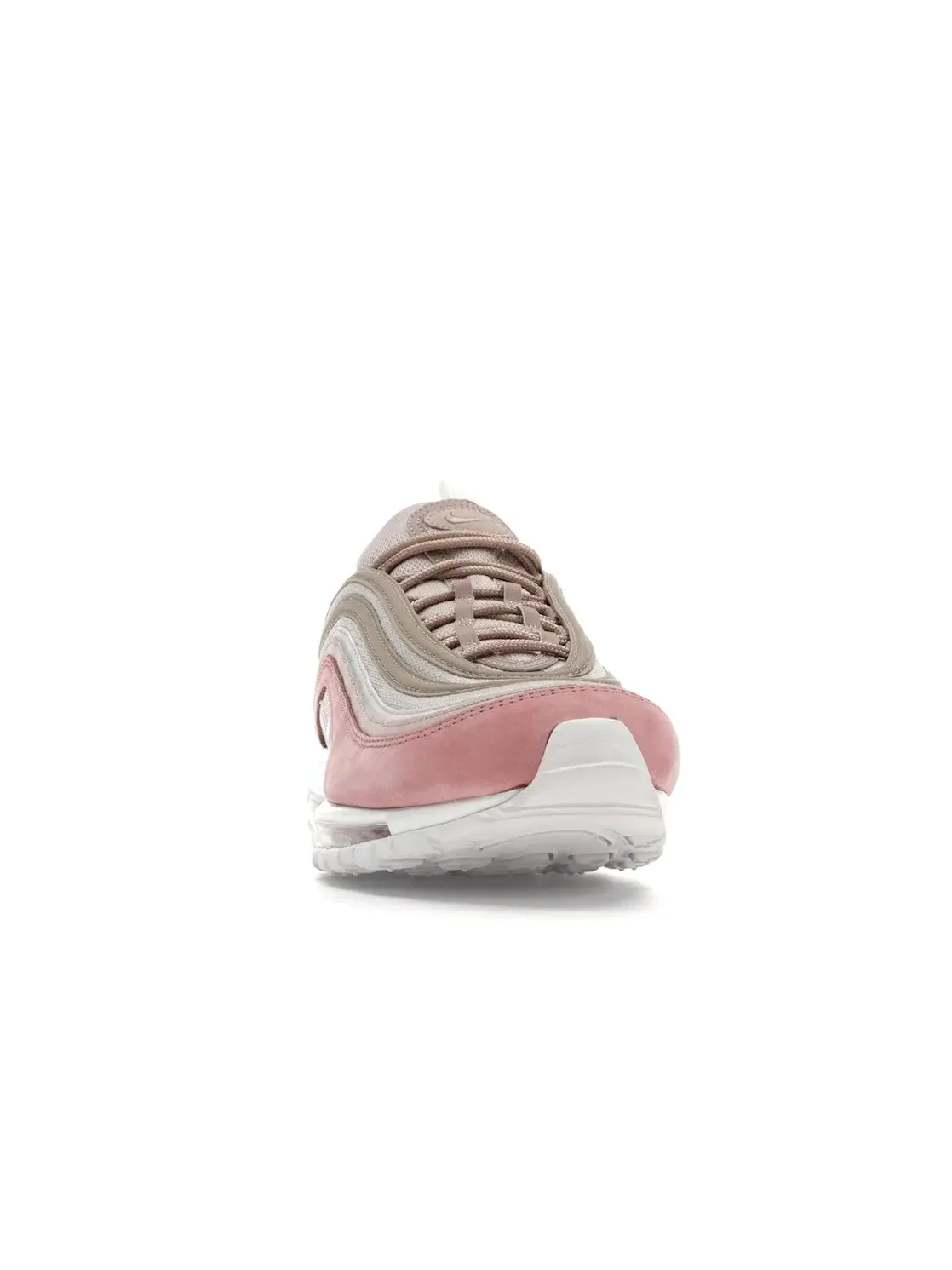 Мужские кроссовки с цветным акцентом Nike Air Max 97 Nike — изображение 2 из 4, бежевый/белый-розовый