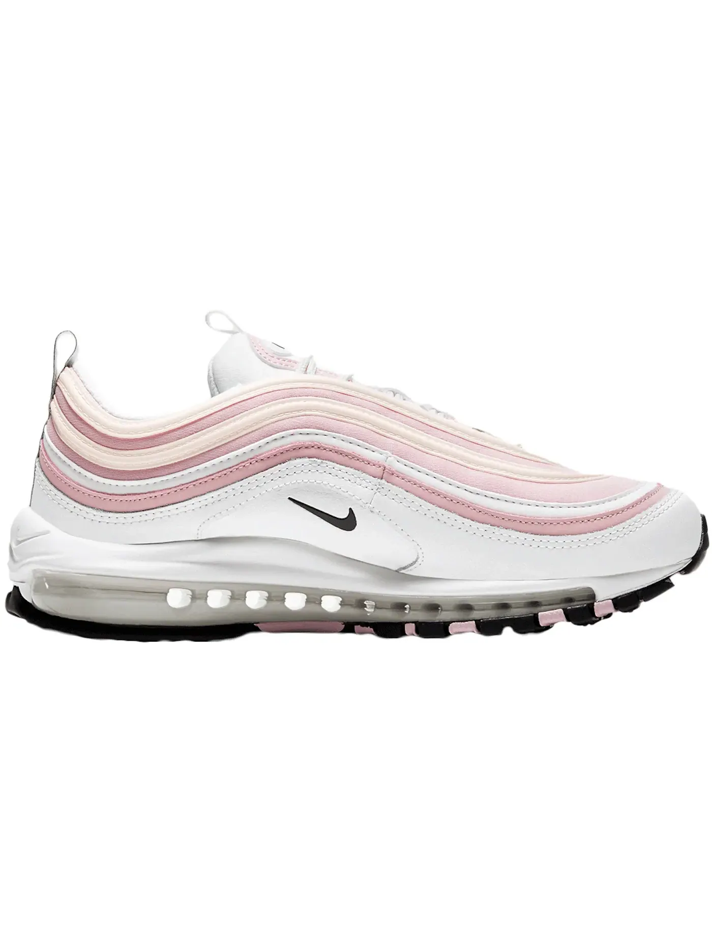 Женские кроссовки с волнообразным верхом Nike Air Max 97 — изображение 1 из 1, белый розовый кремовый