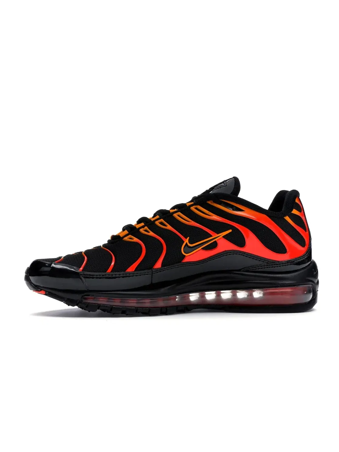 Мужские кроссовки с контрастными вставками Nike Air Max 97 Plus — изображение 3 из 4, черный/-оранжевый