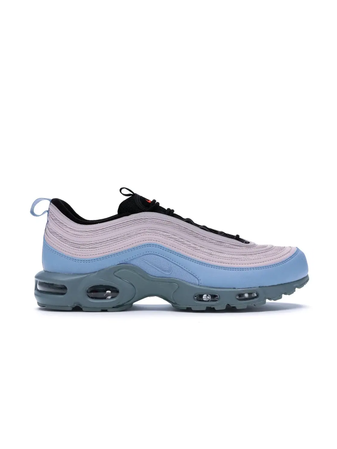 Мужские кроссовки с разноцветным верхом Nike Air Max 97 Plus Layer Cake — изображение 1 из 4, зеленый/розовый-синий