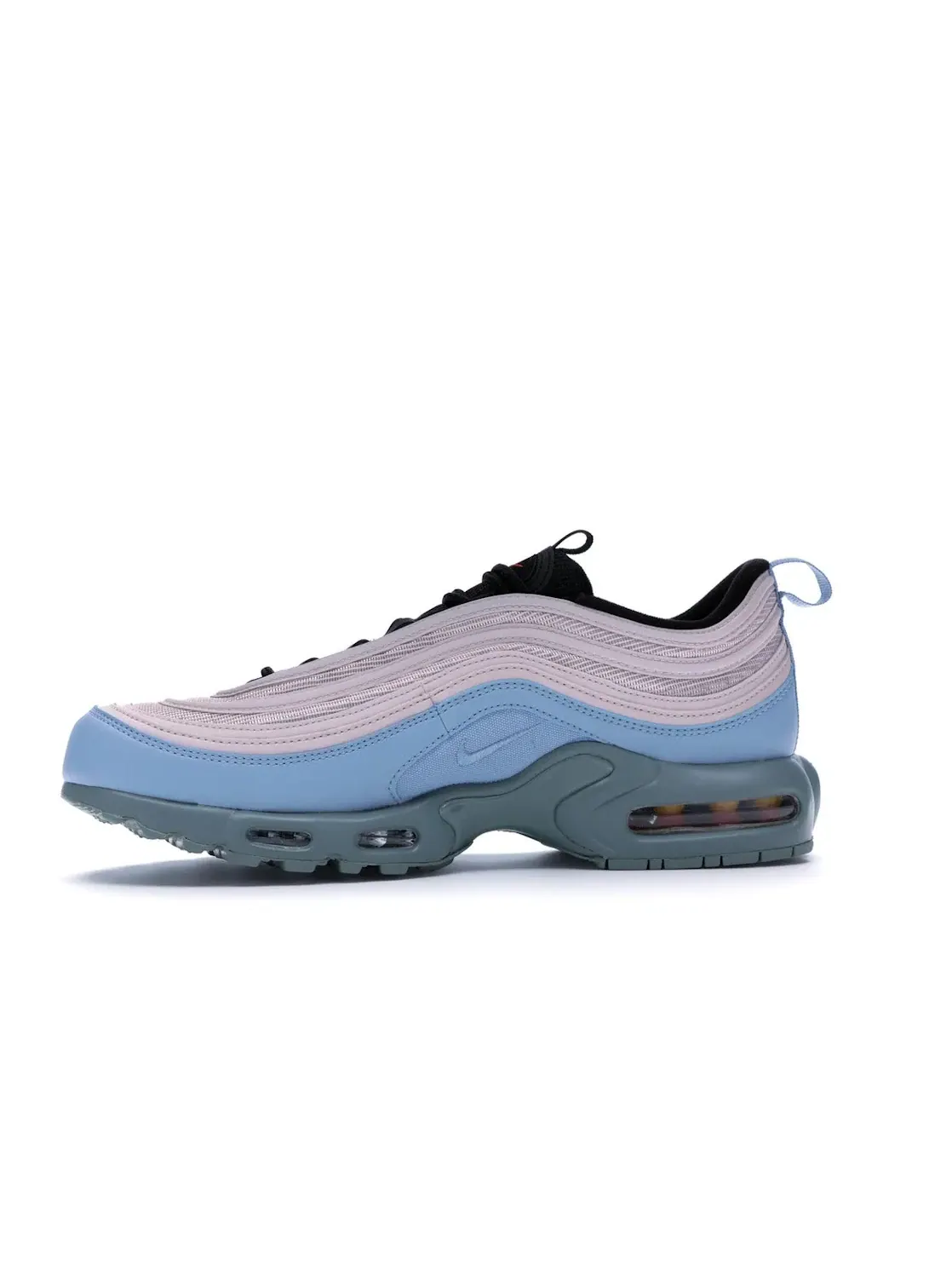 Мужские кроссовки с разноцветным верхом Nike Air Max 97 Plus Layer Cake — изображение 3 из 4, зеленый/розовый-синий