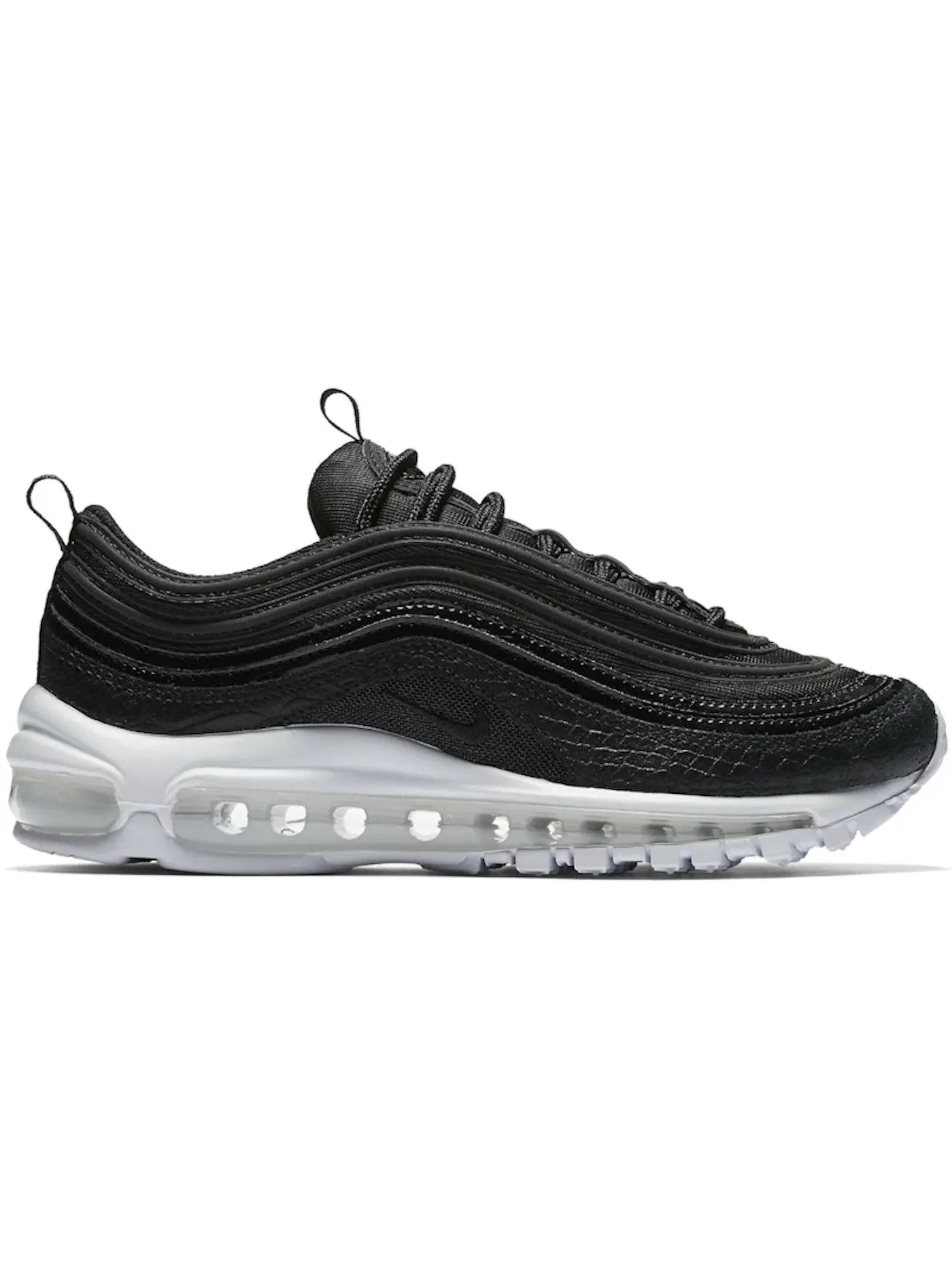 Женские кроссовки Lifestyle с принтом Nike Air Max 97 PRM Nike — изображение 1 из 1, черный/черный-белый