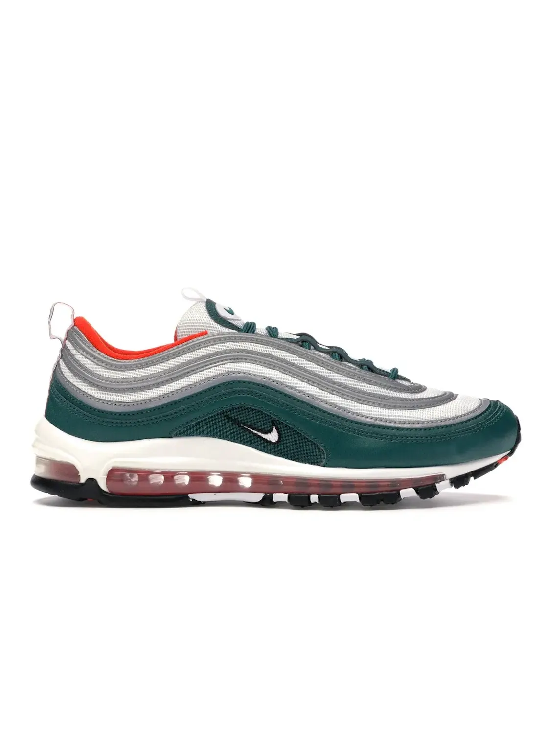 Мужские кроссовки Lifestyle с амортизацией Nike Air Max 97 Nike — изображение 1 из 4, белый-оранжевый-черный