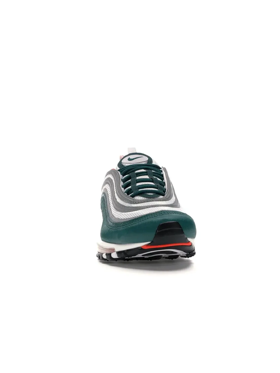 Мужские кроссовки Lifestyle с амортизацией Nike Air Max 97 Nike — изображение 2 из 4, белый-оранжевый-черный