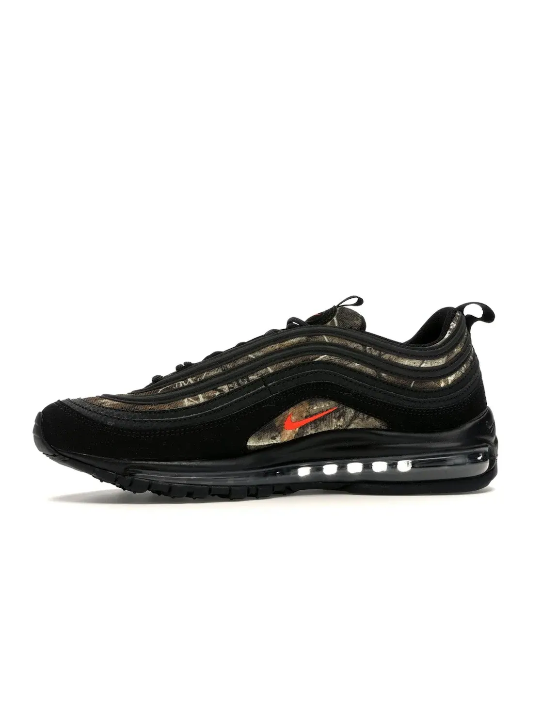 Мужские кроссовки Lifestyle с камуфляжным принтом Nike Air Max 97 — изображение 3 из 4, черный/оранжевый-черный