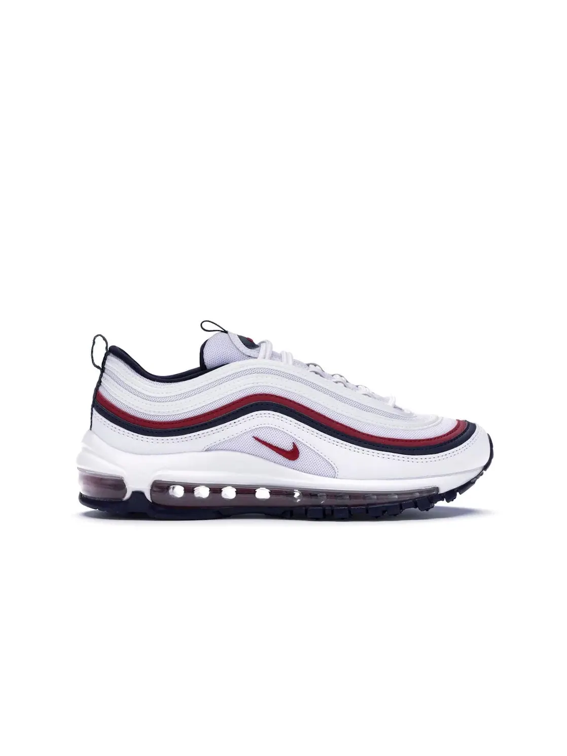 Женские кроссовки с амортизацией Nike Air Max 97 — изображение 1 из 4, белый/красный-синий
