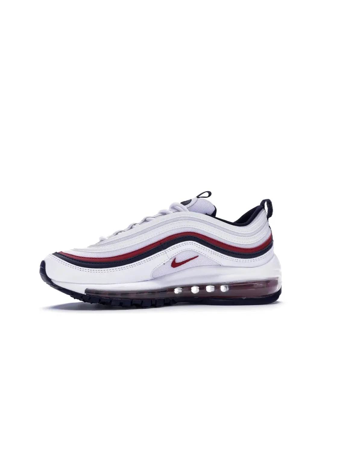 Женские кроссовки с амортизацией Nike Air Max 97 — изображение 3 из 4, белый/красный-синий