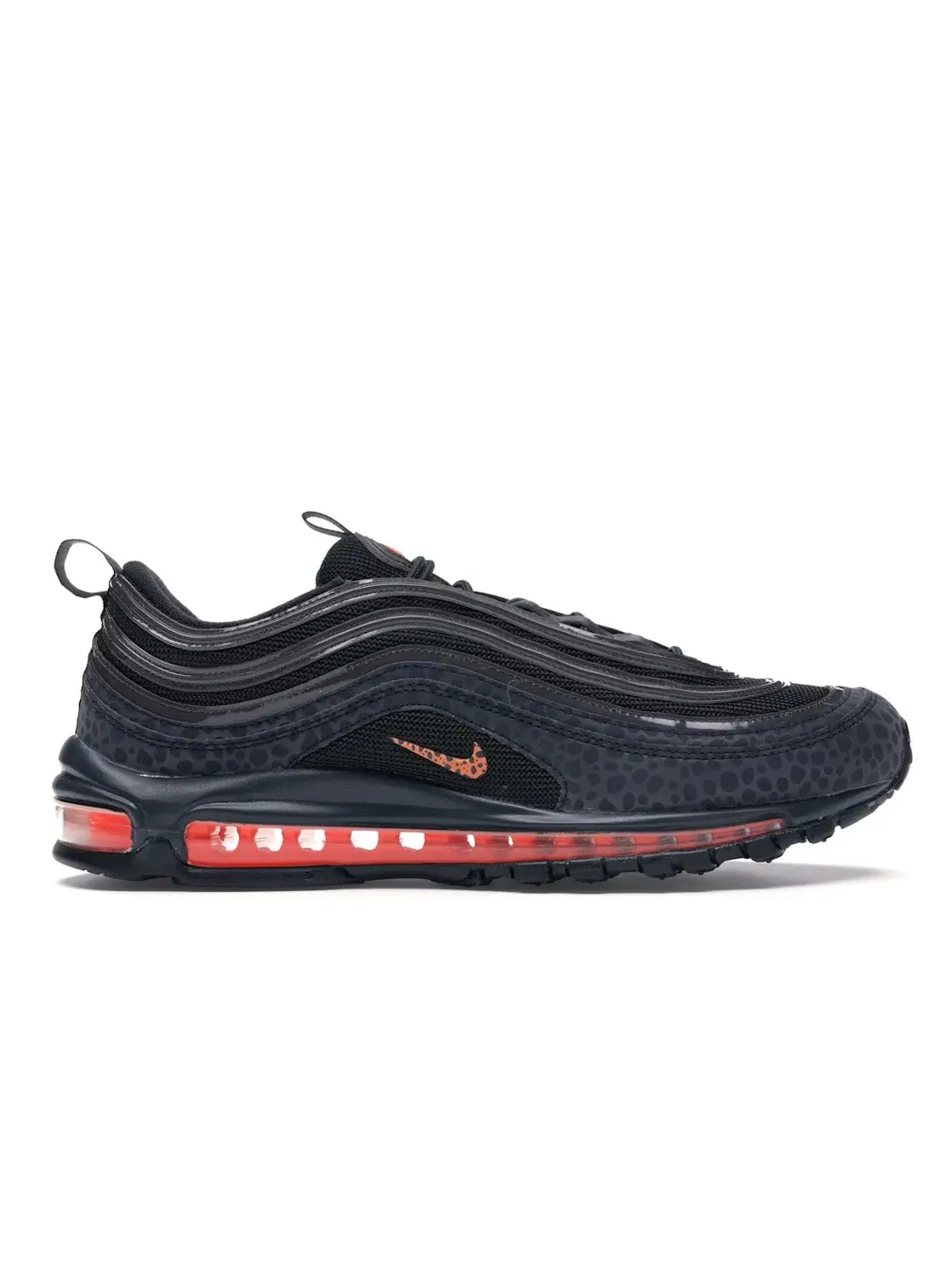 Мужские кроссовки с принтом Nike Air Max 97 Nike — изображение 1 из 4, черный/оранжевый-серый