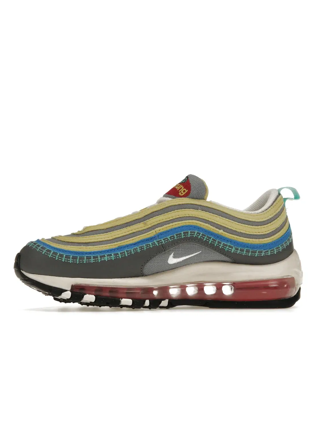 Детские кроссовки Lifestyle Nike Air Max 97 SE — изображение 3 из 4, серый/серый