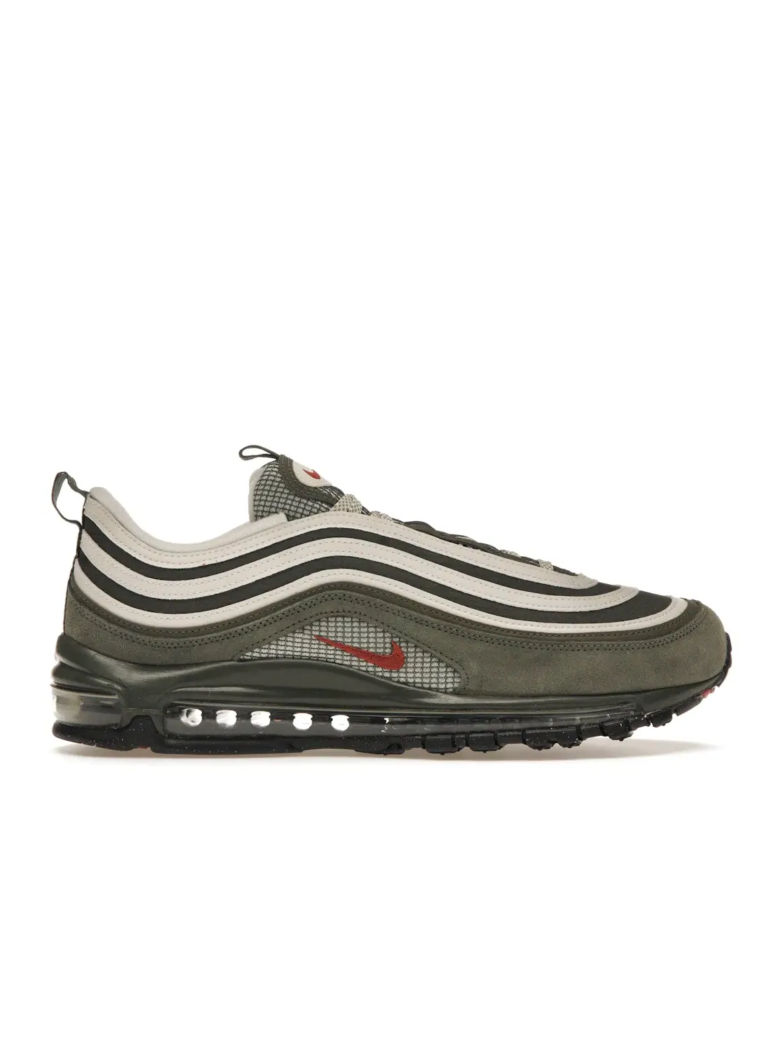 Мужские кроссовки на шнуровке Nike Air Max 97 SE — изображение 1 из 4, хаки/черный/оранжевый