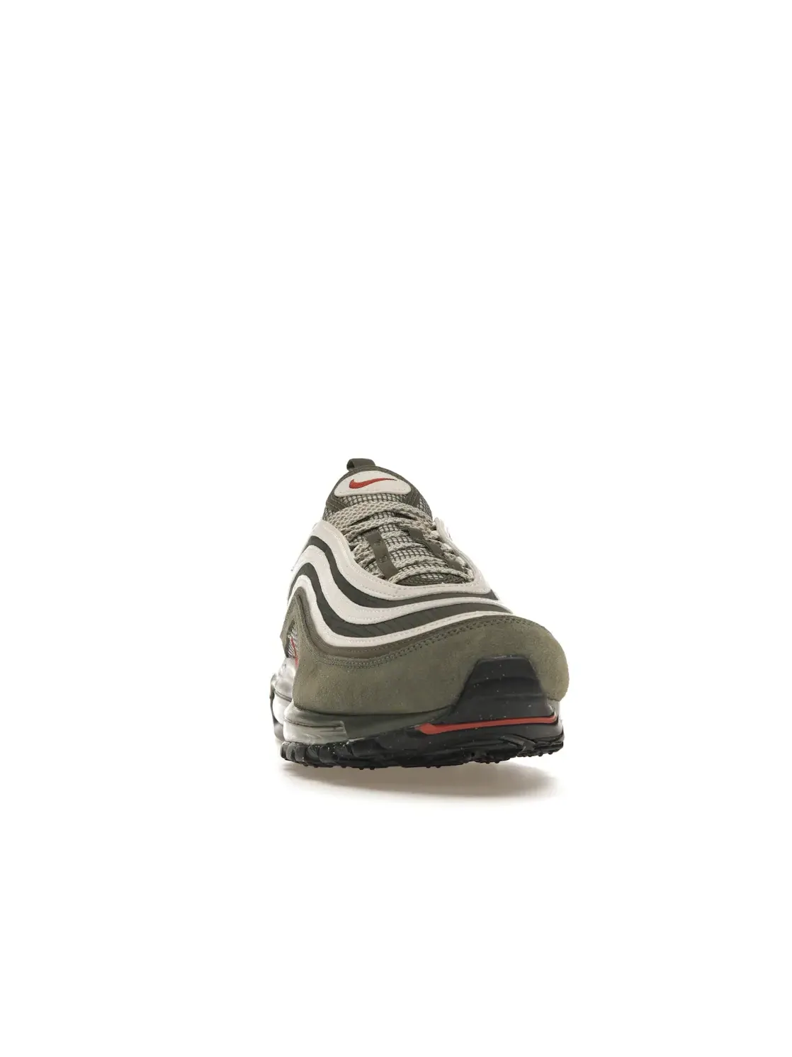 Мужские кроссовки на шнуровке Nike Air Max 97 SE — изображение 2 из 4, хаки/черный/оранжевый