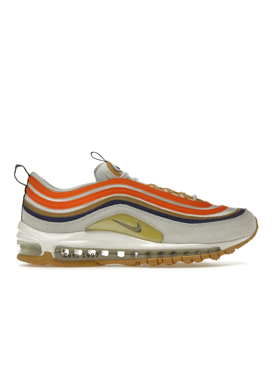 Мужские кроссовки Lifestyle с принтом Nike Air Max 97 SE — изображение 1 из 4, белый/черный-оранжевый