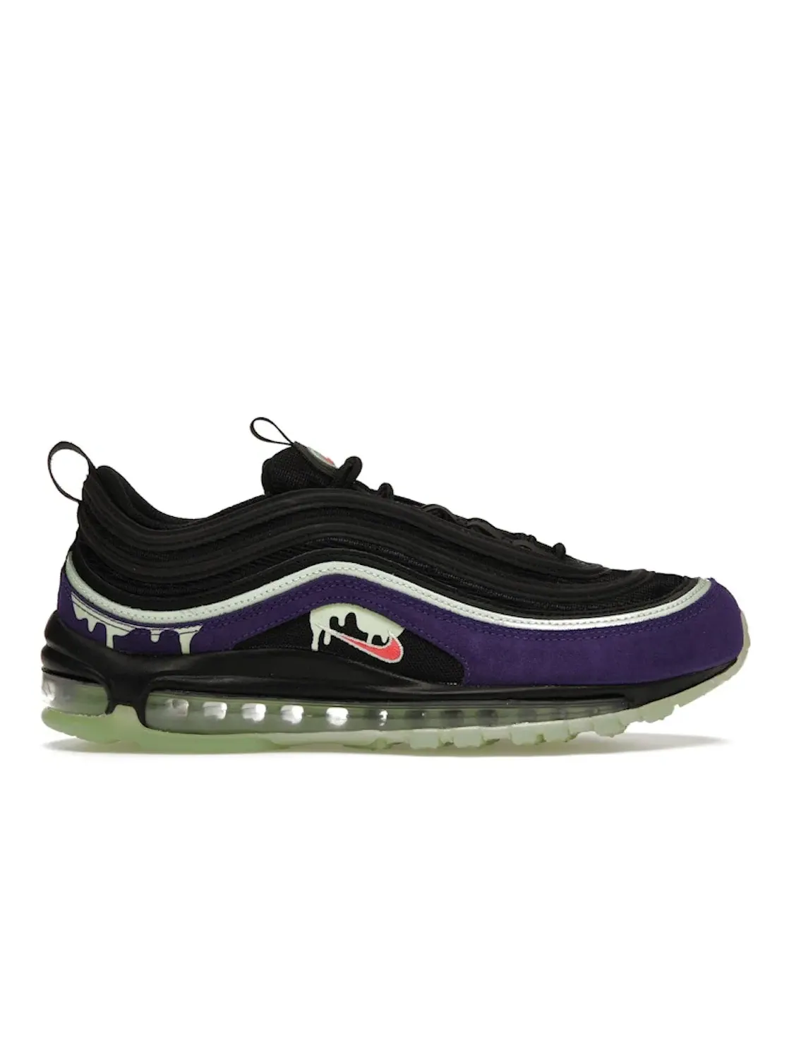 Мужские кроссовки с подсветкой Nike Air Max 97 — изображение 1 из 4, черный/фиолетовый