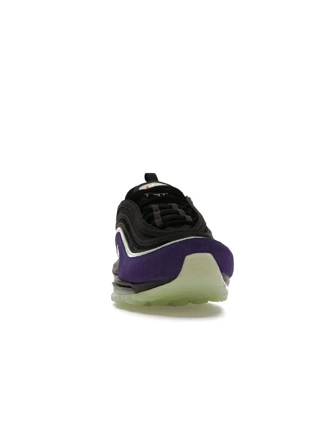 Мужские кроссовки с подсветкой Nike Air Max 97 — изображение 2 из 4, черный/фиолетовый
