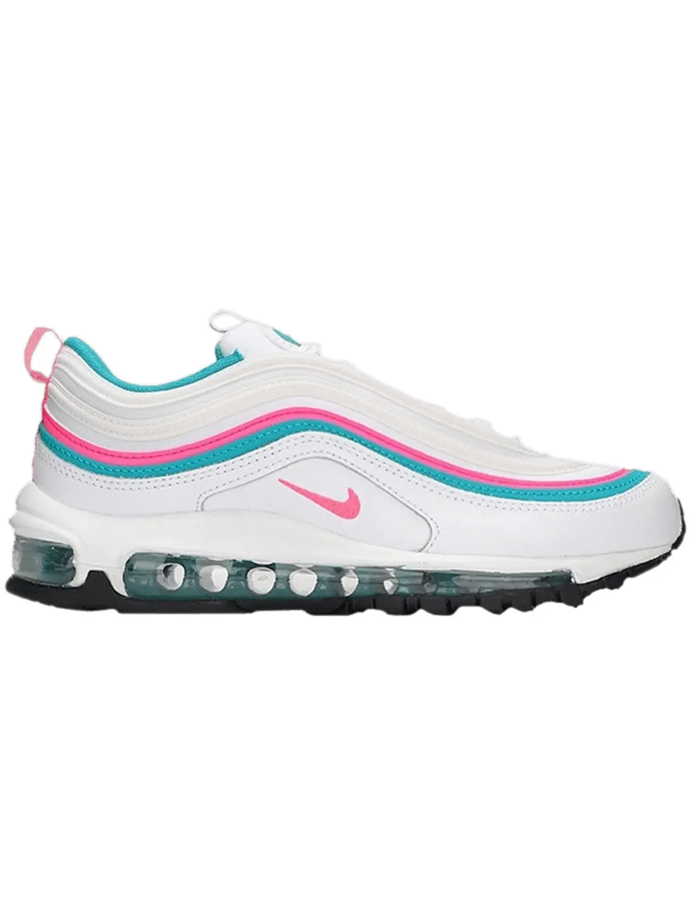 Женские кроссовки Lifestyle Nike Air Max 97 — изображение 1 из 1, белый/розовый/зеленый