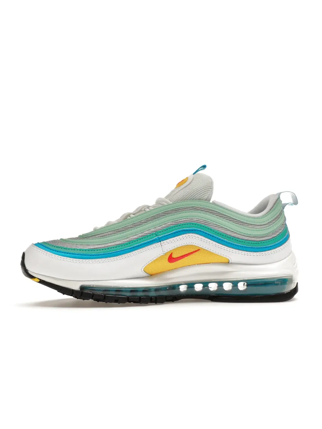 Мужские кроссовки Lifestyle Nike Air Max 97 — изображение 3 из 4, белый/синий//красный
