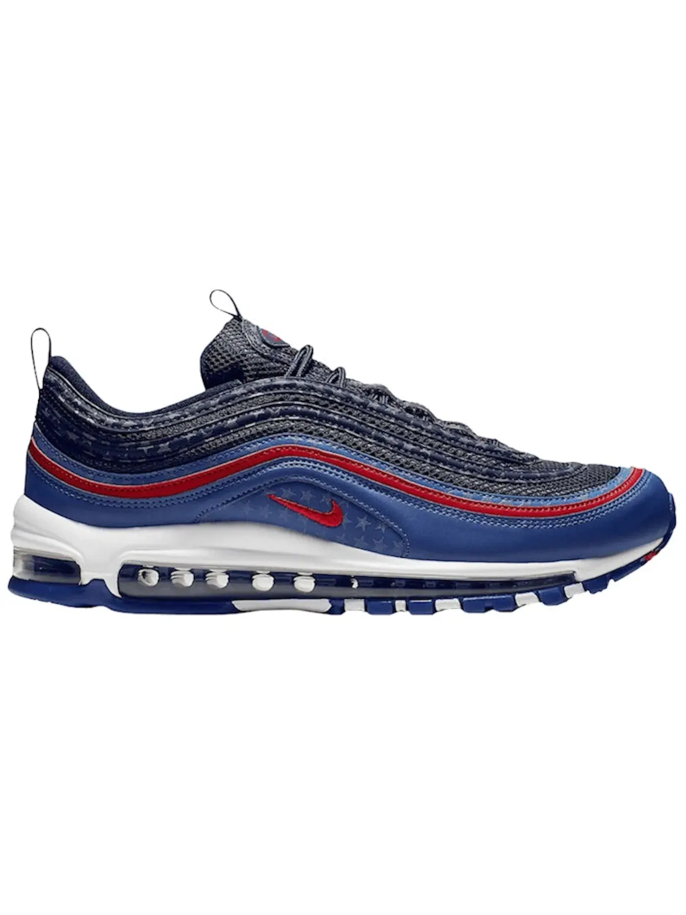 Мужские кроссовки Lifestyle Nike Air Max 97 — изображение 1 из 1, красный/темно-синий
