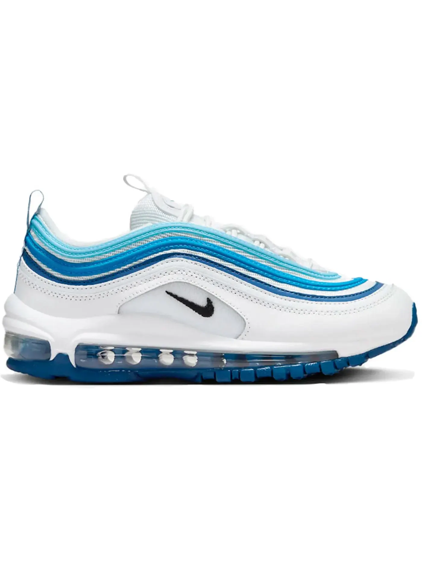 Детские кроссовки Lifestyle Nike Air Max 97 — изображение 1 из 1, белый/синий/синий/черный