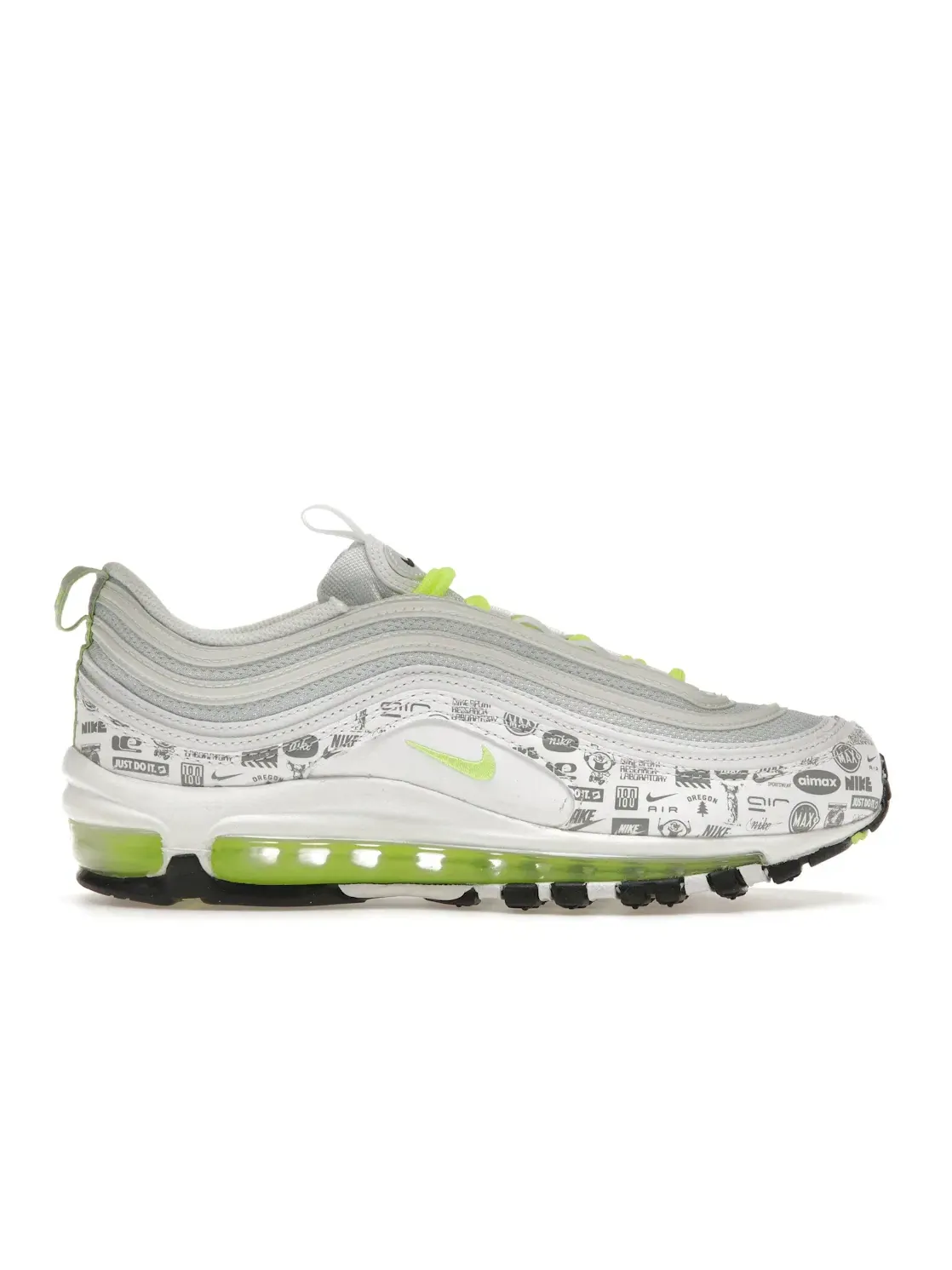 Мужские кроссовки Lifestyle с принтом Nike Air Max 97 — изображение 1 из 4, белый/черный/платиновый