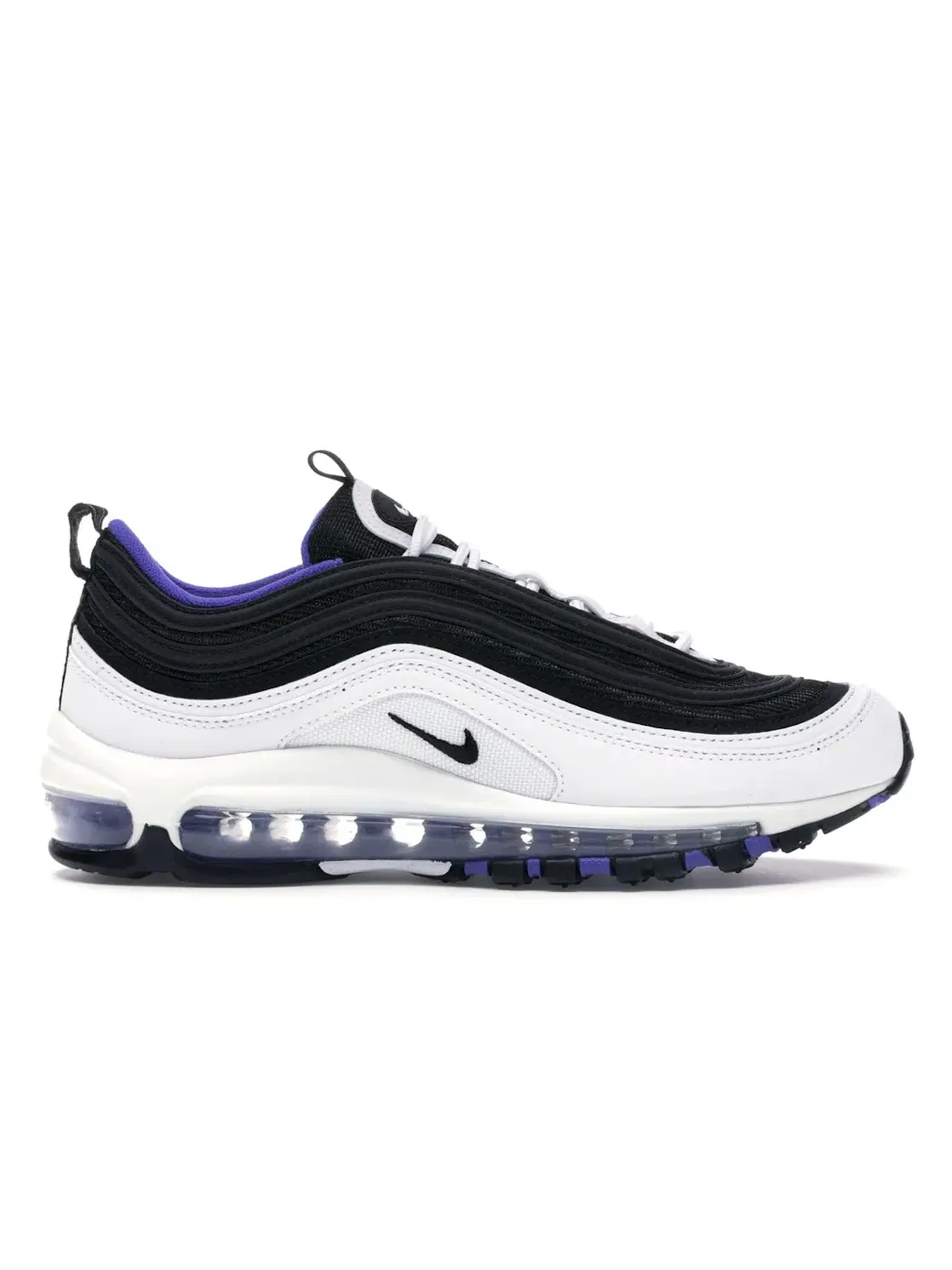 Детские кроссовки Lifestyle Nike Air Max 97 — изображение 1 из 4, белый черный фиолетовый