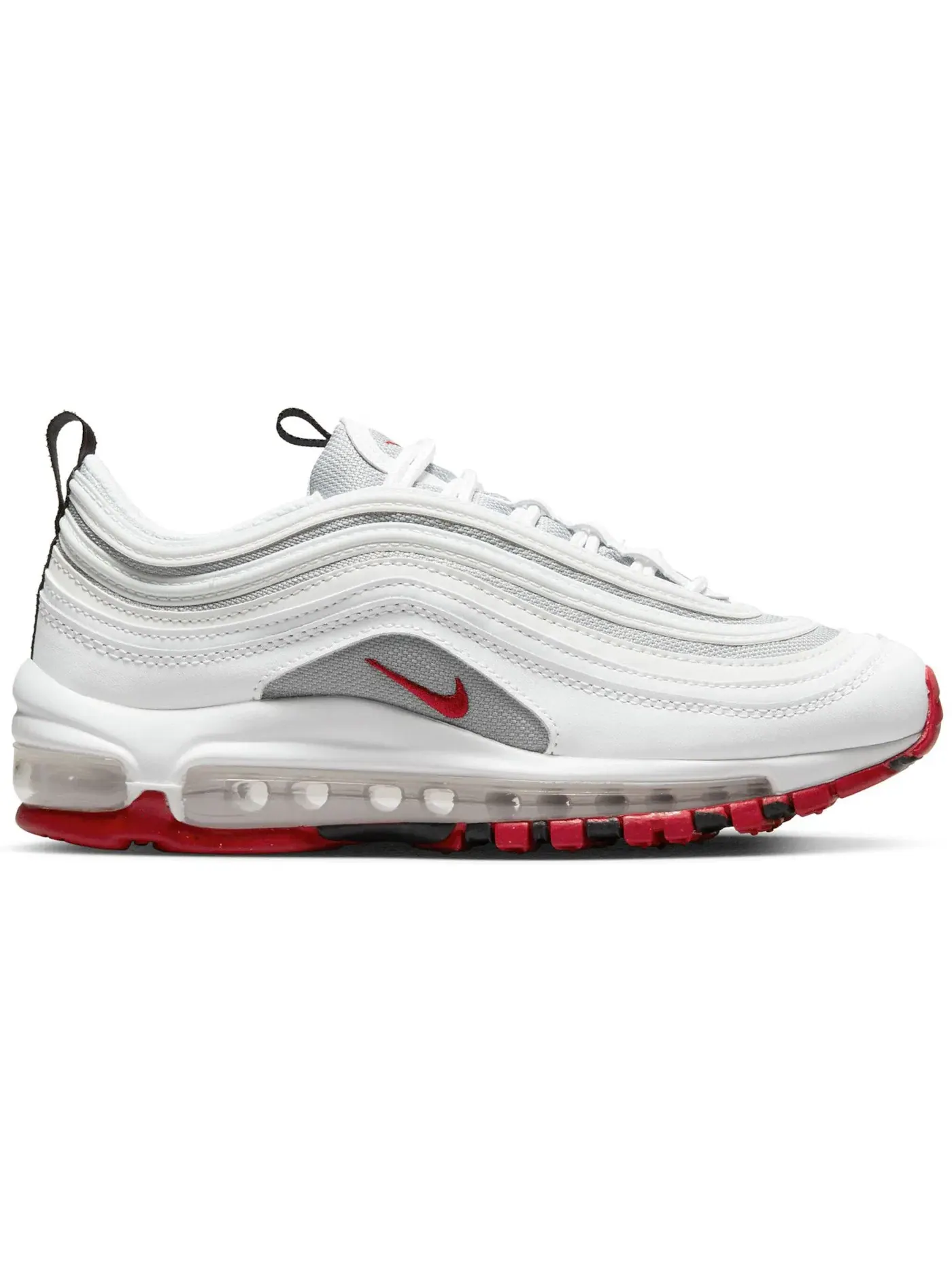 Детские кроссовки Lifestyle с амортизацией Nike Air Max 97 Nike — изображение 1 из 1, белый/серый//красный