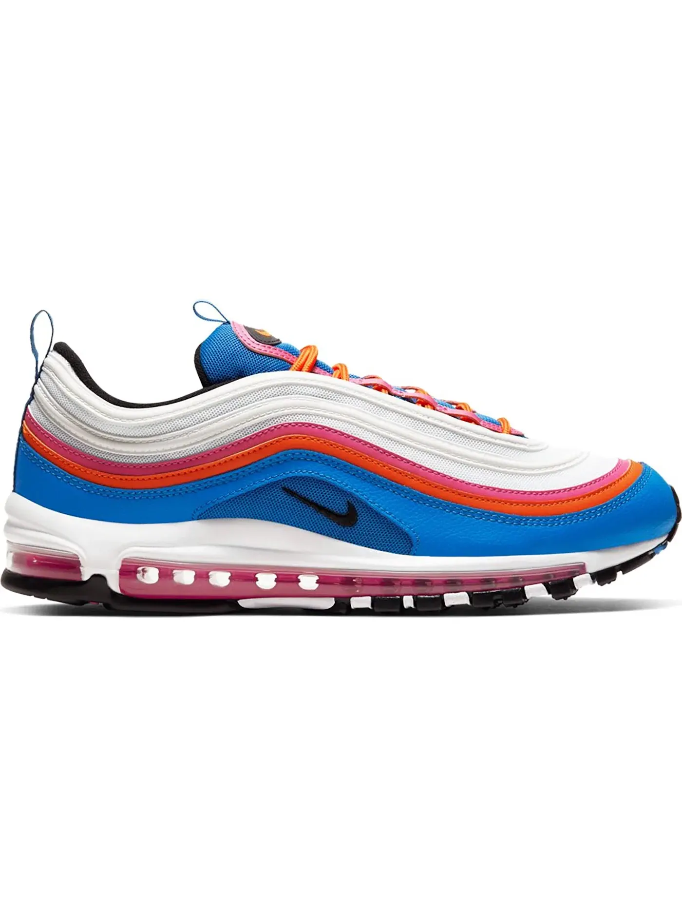 Мужские кроссовки Lifestyle Nike Air Max 97 — изображение 1 из 1, белый/черный--оранжевый