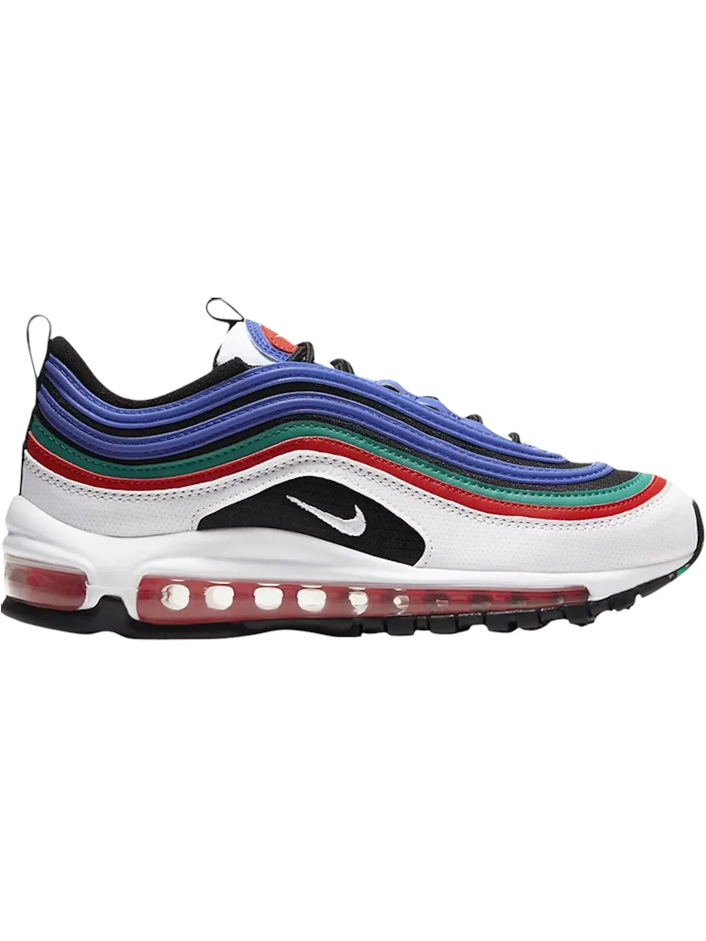Детские кроссовки Lifestyle Nike Air Max 97 — изображение 1 из 1, белый/мульти-/синий