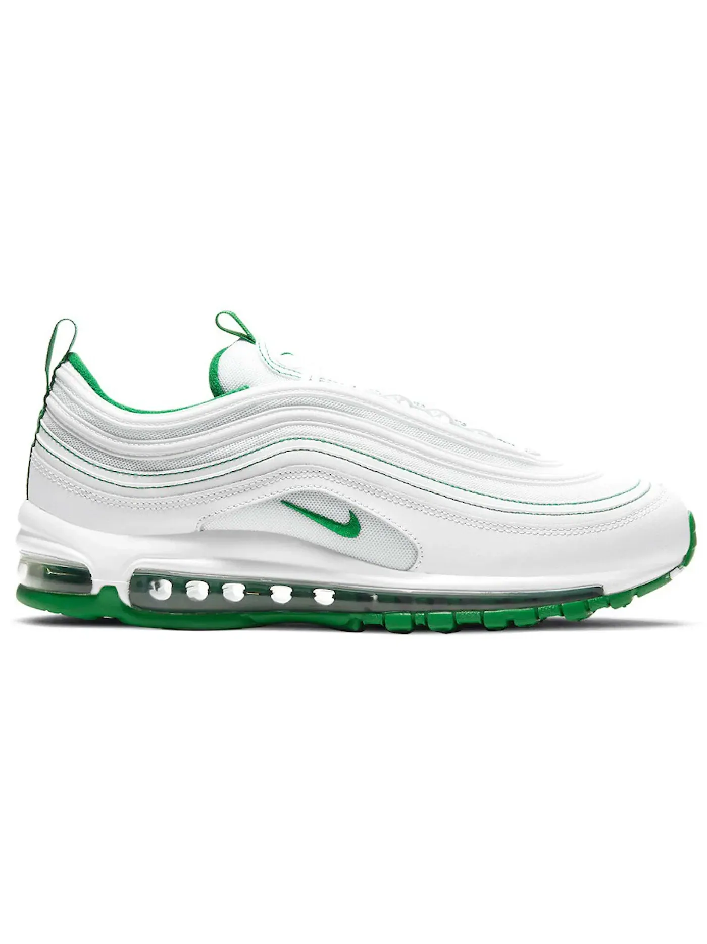 Мужские кроссовки Lifestyle с сетчатым верхом Nike Air Max 97 — изображение 1 из 1, белый/зеленый