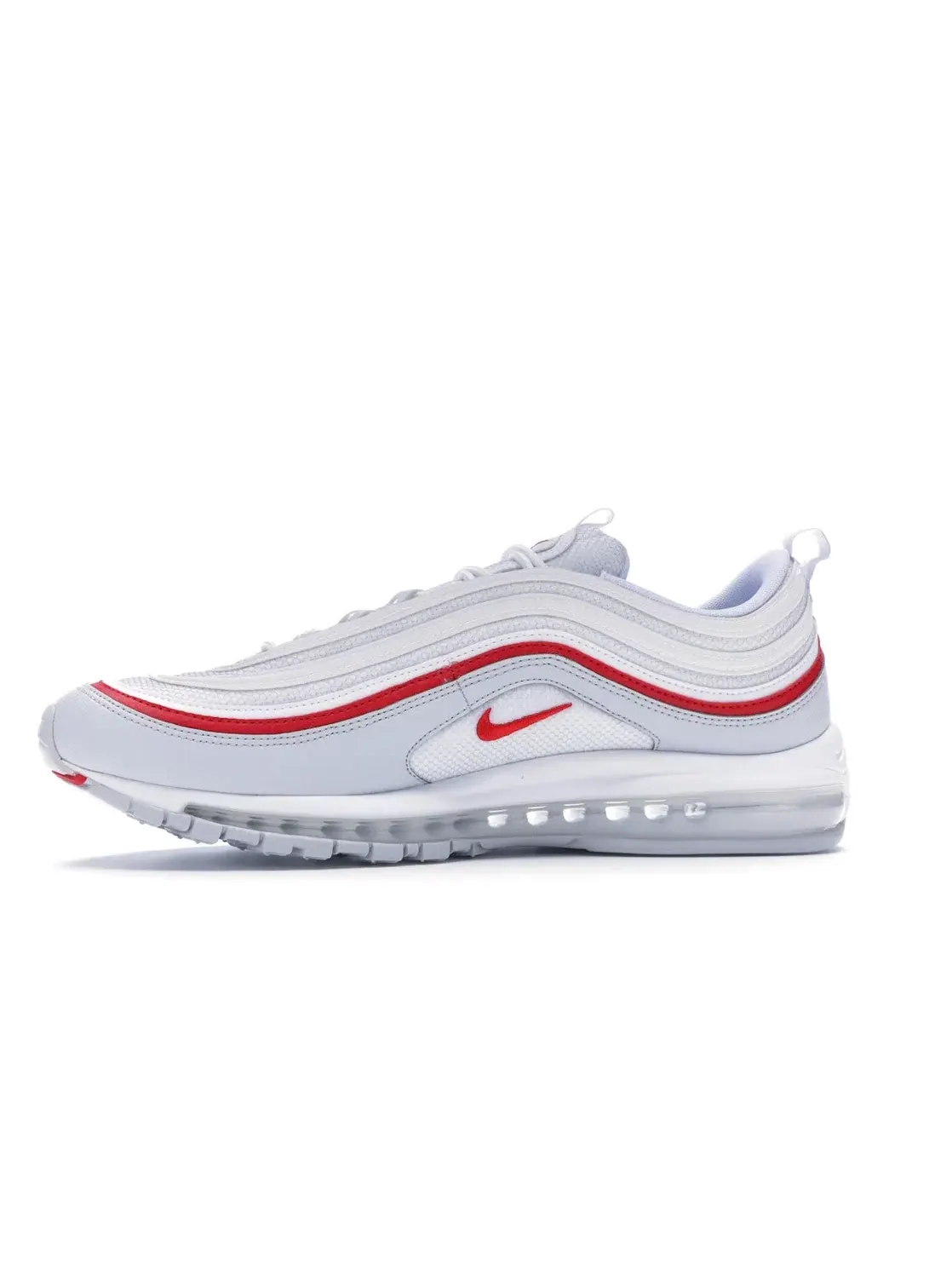 Мужские кроссовки Lifestyle Nike Air Max 97 — изображение 3 из 4, платиновый/красный-белый
