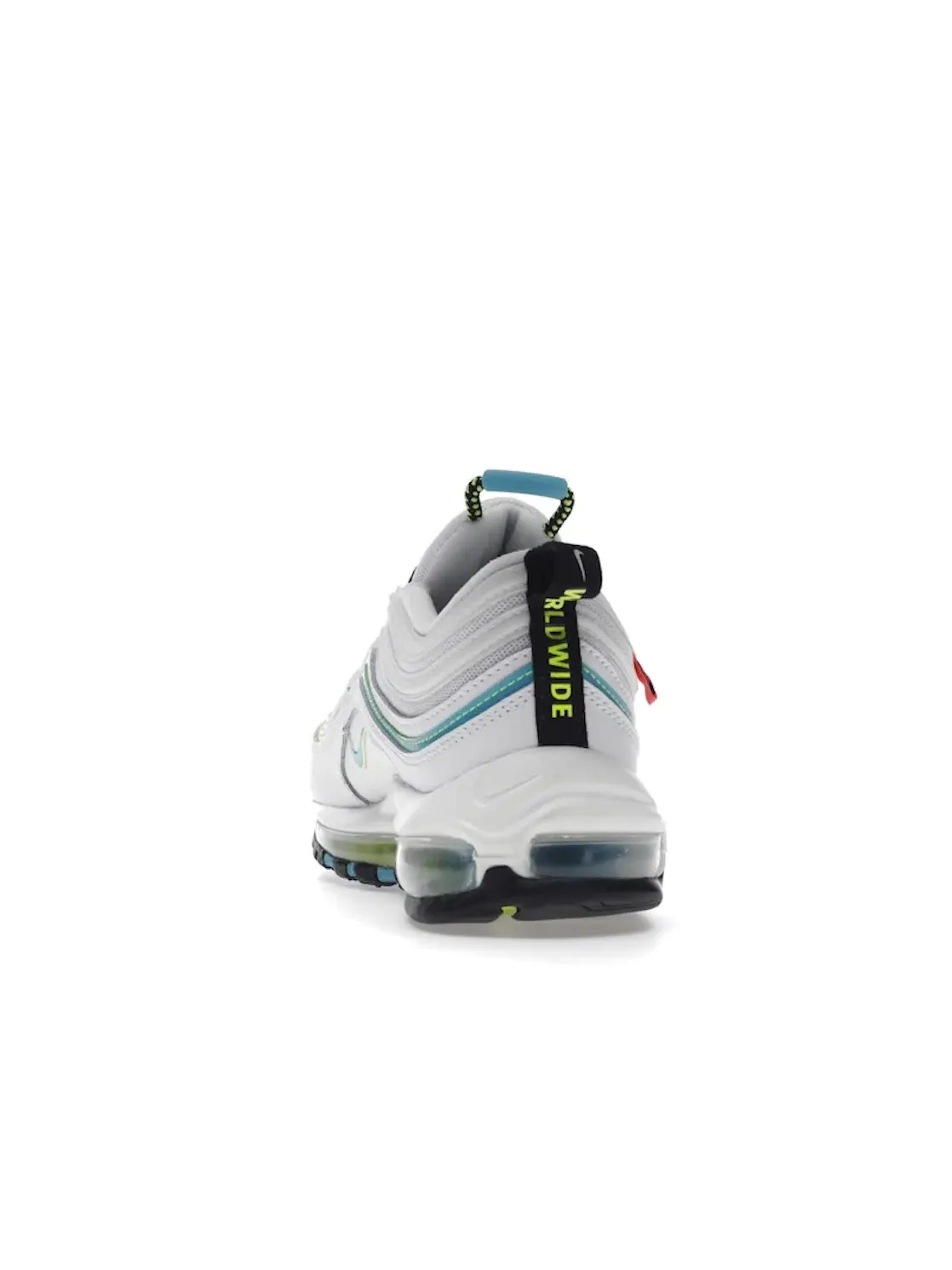 Мужские кроссовки Lifestyle с принтом Nike Air Max 97 Nike — изображение 4 из 4, белый/синий-черный
