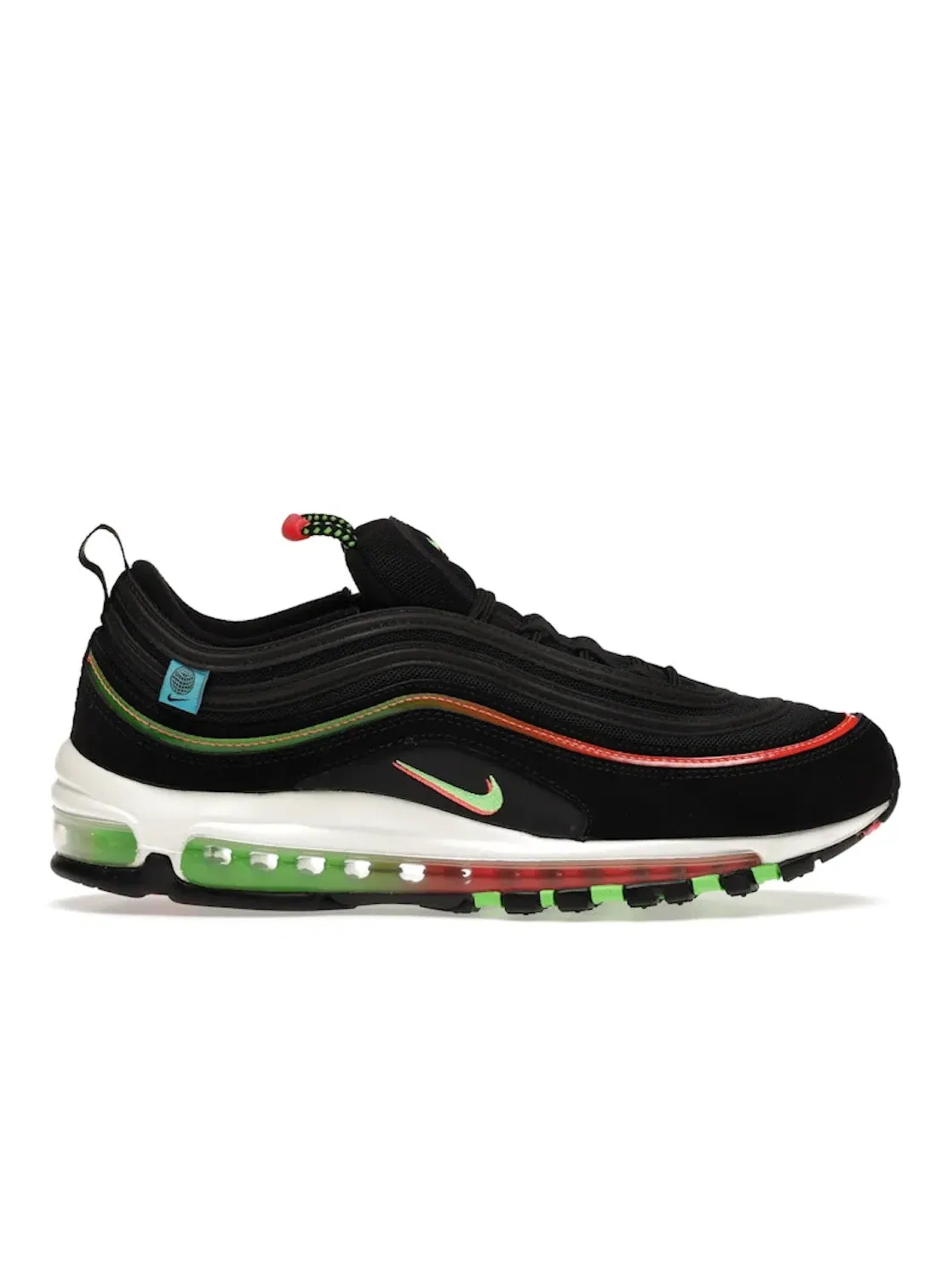 Мужские кроссовки Lifestyle Nike Air Max 97 — изображение 1 из 4, черный/-белый-зеленый