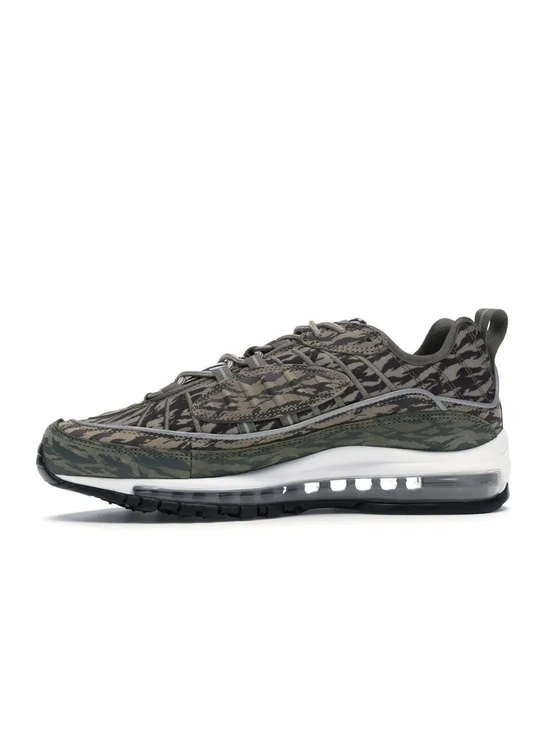 Мужские кроссовки Lifestyle Nike Air Max 98 — изображение 3 из 4, хаки/оранжевый-оливковый