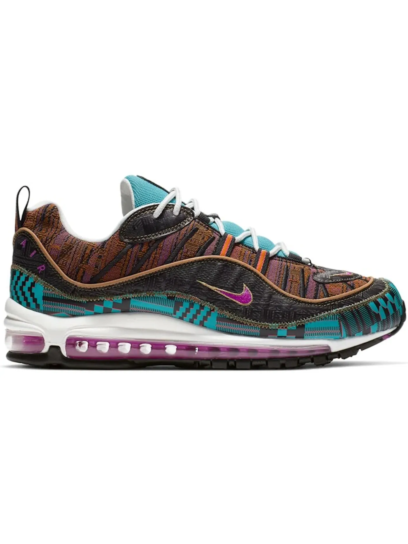 Мужские кроссовки Lifestyle Nike Air Max 98 — изображение 1 из 1, черный/мульти