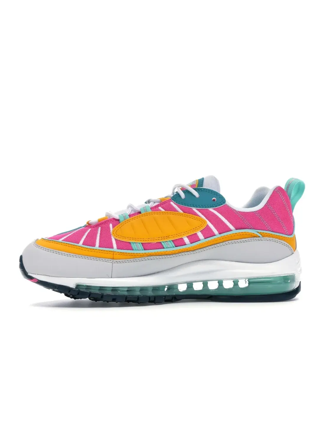 Женские кроссовки с технологией Air Max Nike Air Max 98 — изображение 3 из 4, серый---белый-золотистый
