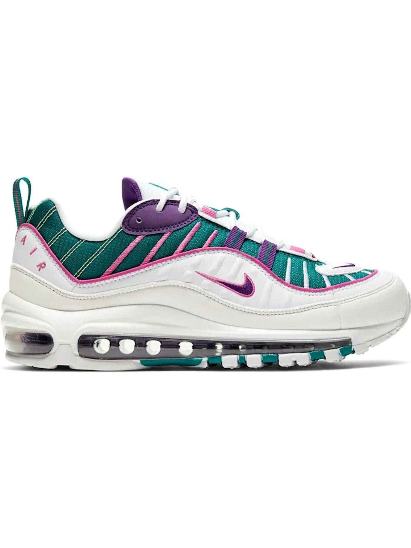 Женские кроссовки Lifestyle Nike Air Max 98 — изображение 1 из 1, яркий/белый--фиолетовый