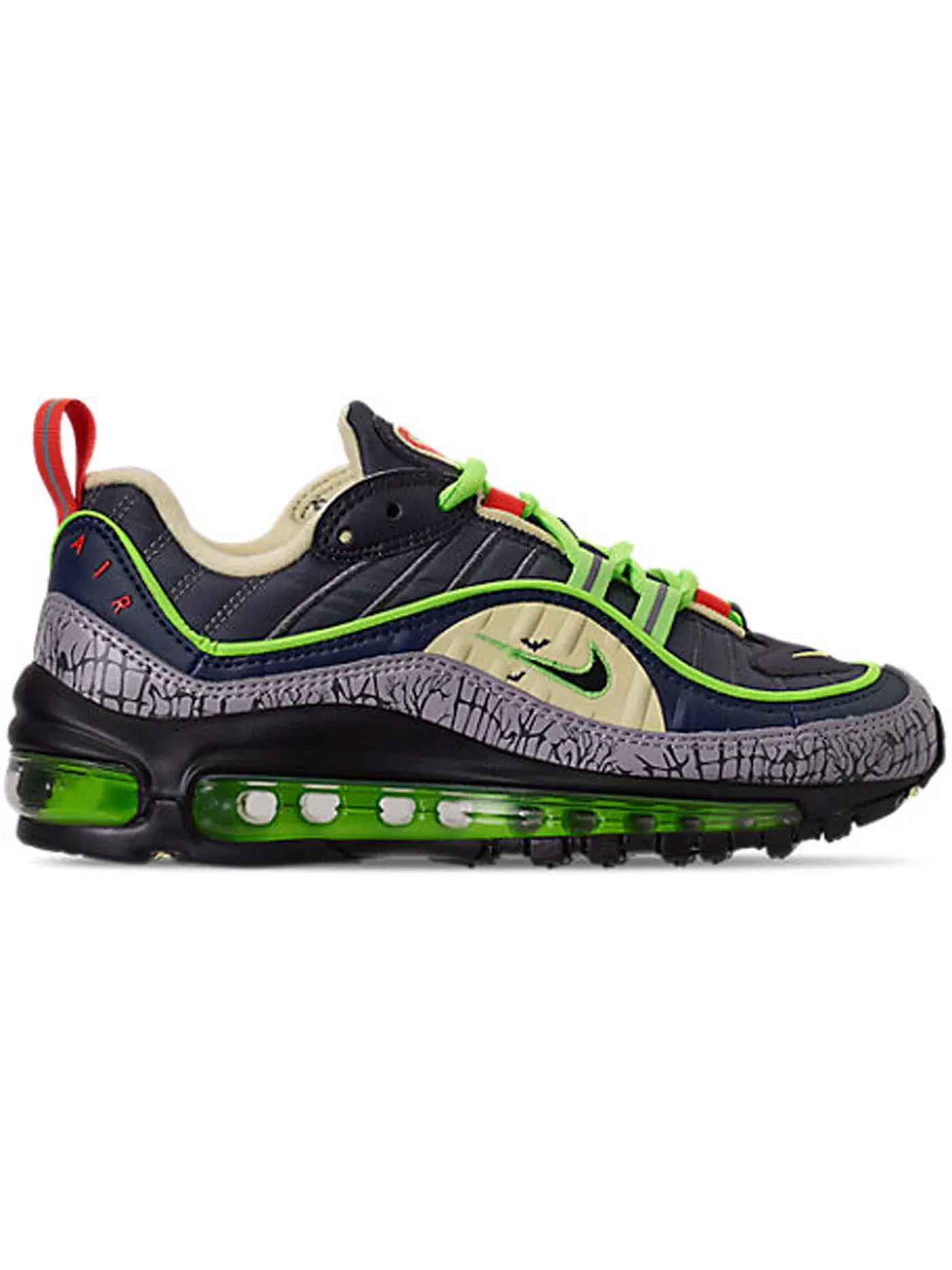 Детские кроссовки Lifestyle Nike Air Max 98 — изображение 1 из 1, черный--зеленый