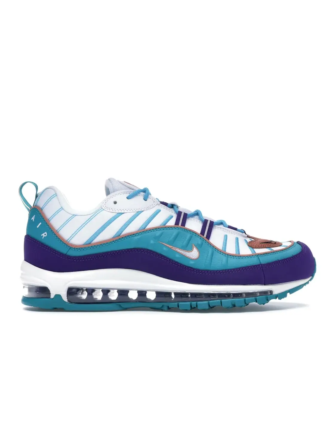 Мужские кроссовки с сетчатым верхом Nike Air Max 98 — изображение 1 из 4, фиолетовый