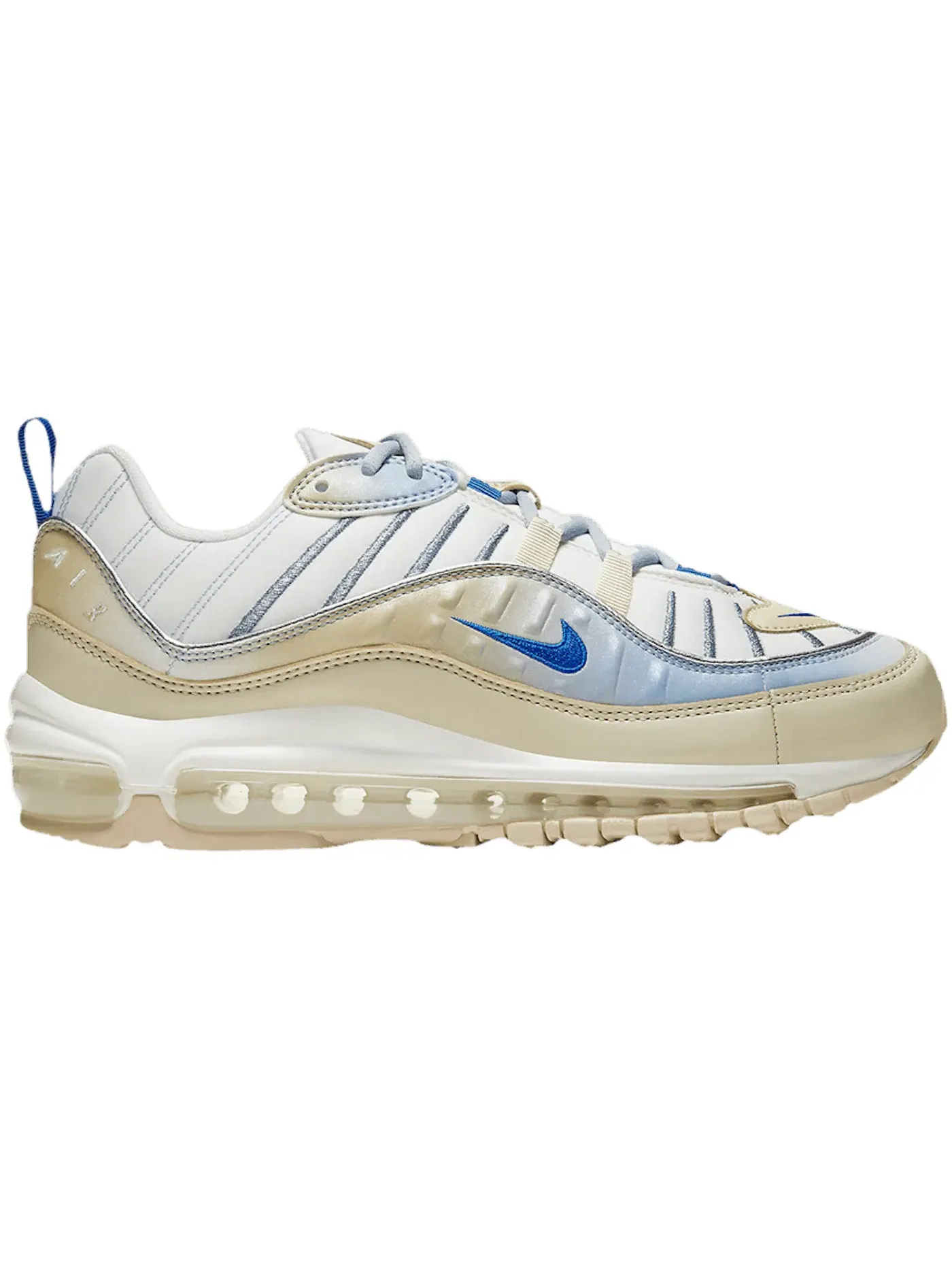 Женские кроссовки Lifestyle Nike Air Max 98 LX — изображение 1 из 1, белый/золотистый/синий
