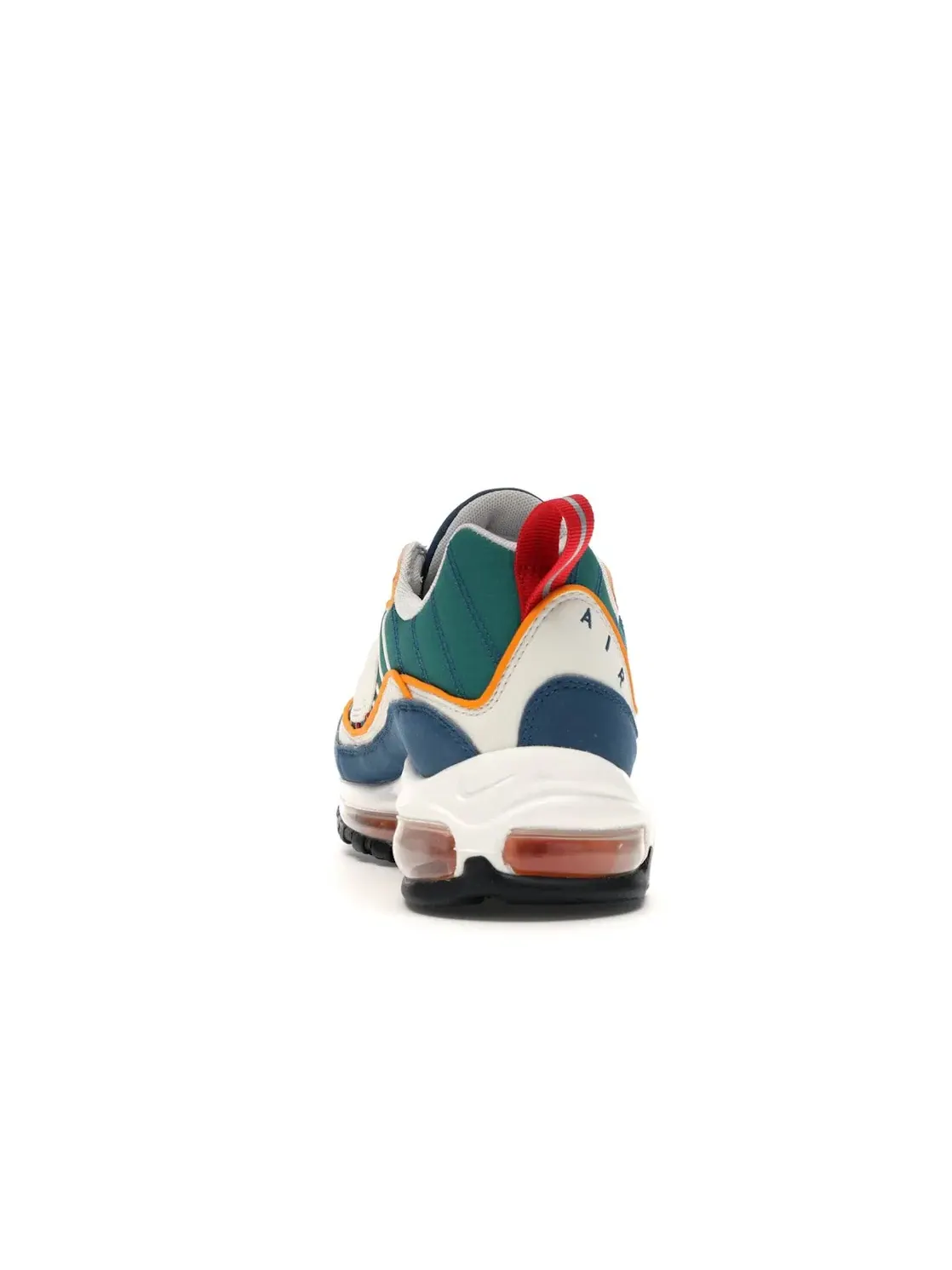 Женские кроссовки с контрастными цветами Nike Air Max 98 — изображение 4 из 4, красный/синий-оранжевый