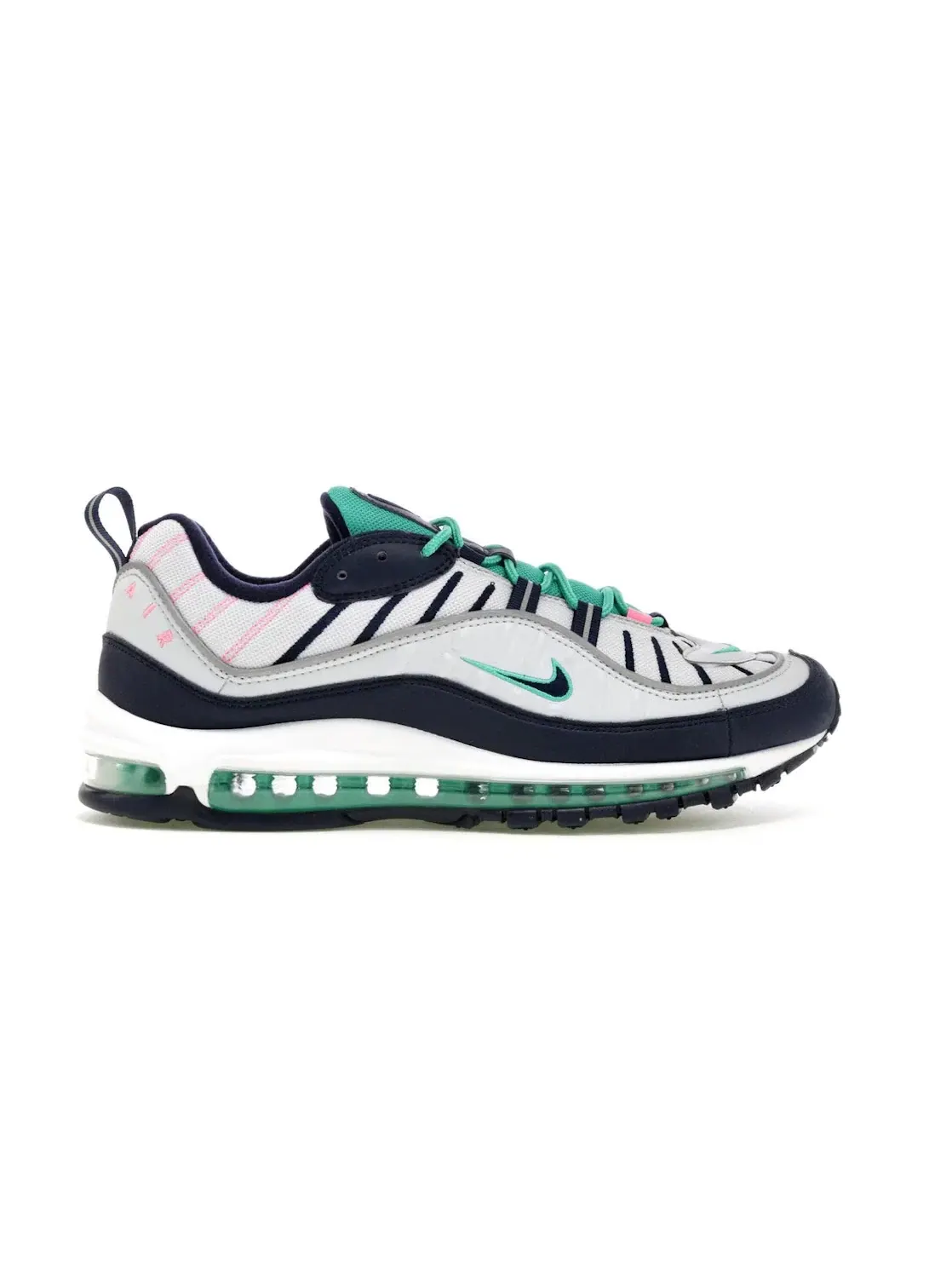 Мужские кроссовки Lifestyle Nike Air Max 98 Tidal Wave — изображение 1 из 4, платиновый/-зеленый