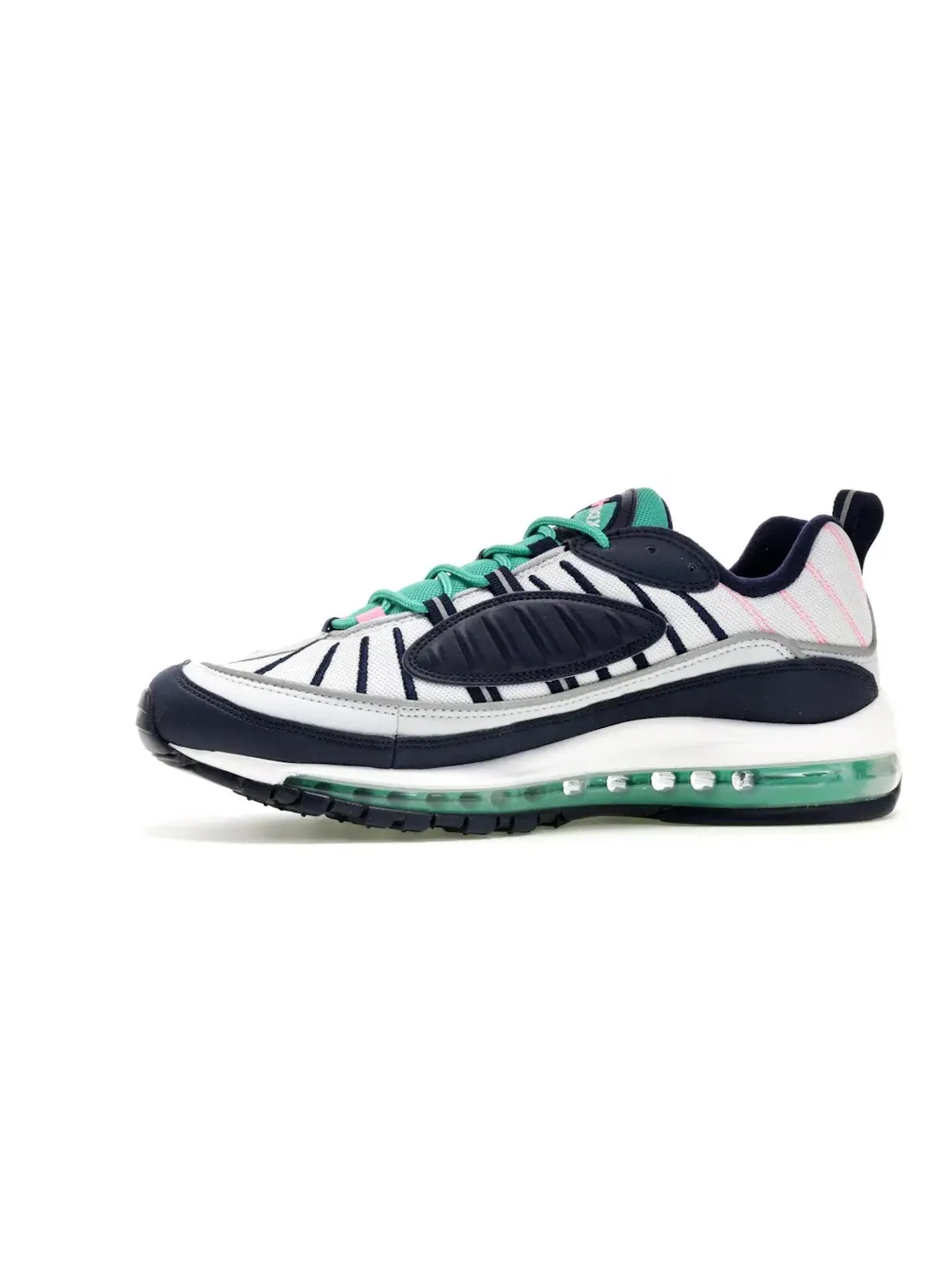 Мужские кроссовки Lifestyle Nike Air Max 98 Tidal Wave — изображение 3 из 4, платиновый/-зеленый