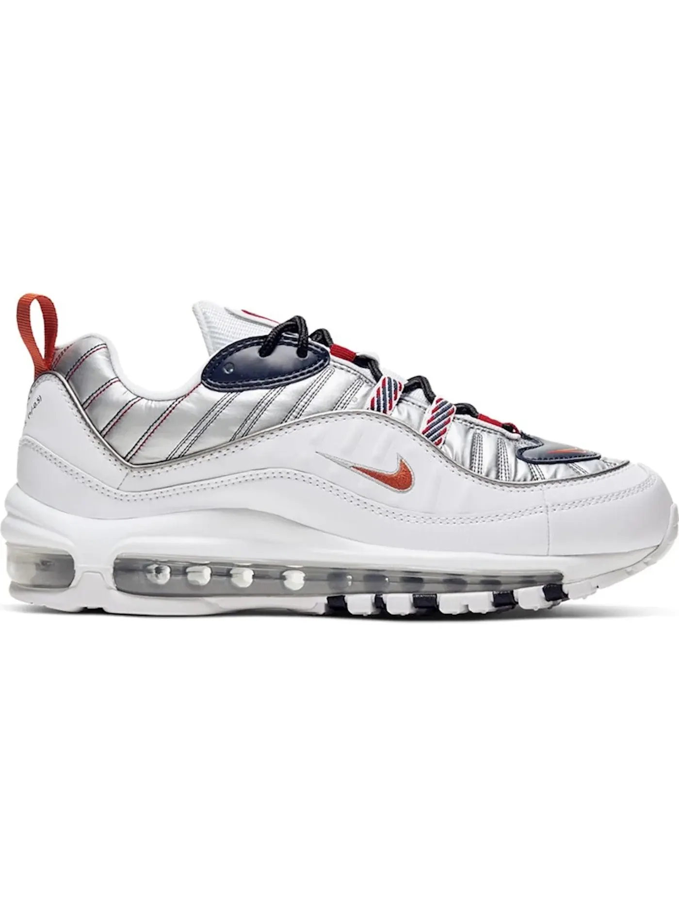 Женские кроссовки Nike Air Max 98 — изображение 1 из 1, белый/-серый-красный