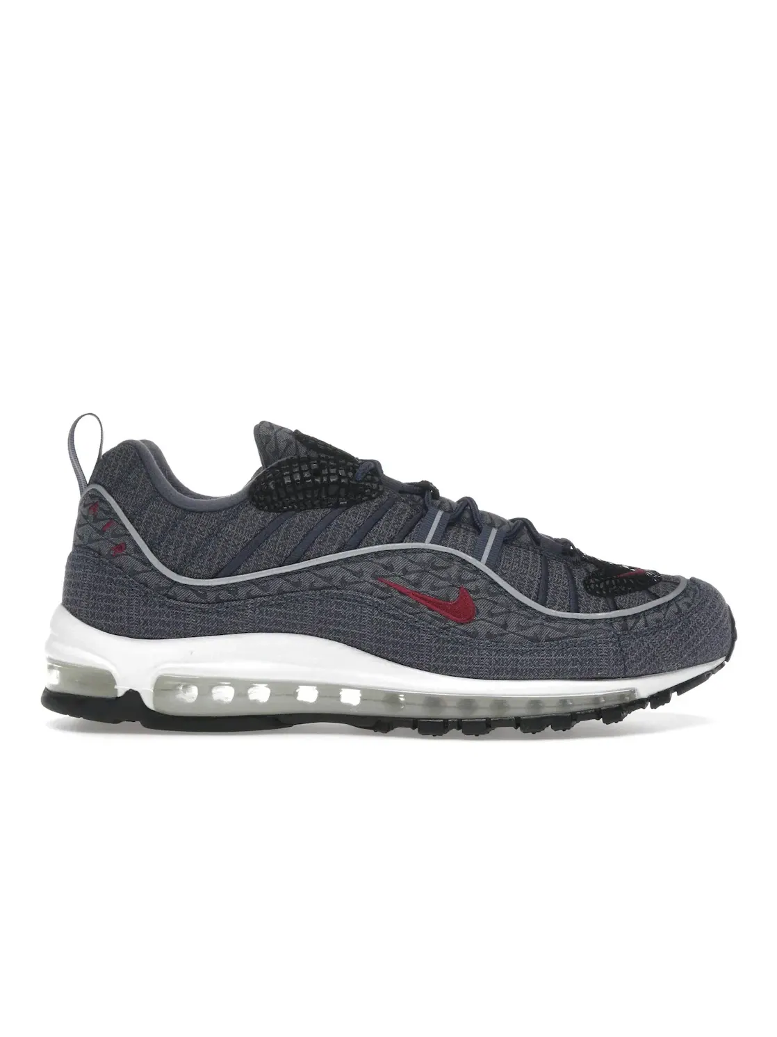 Мужские кроссовки с амортизацией Nike Air Max 98 — изображение 1 из 4, синий/красный-синий