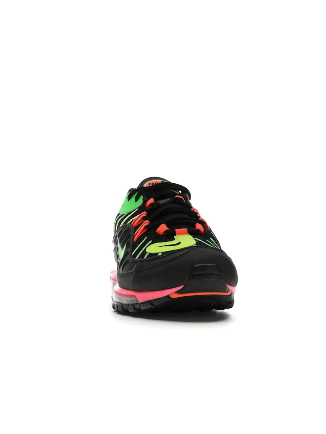 Мужские кроссовки Lifestyle Nike Air Max 98 — изображение 2 из 4, черный/зеленый-розовый