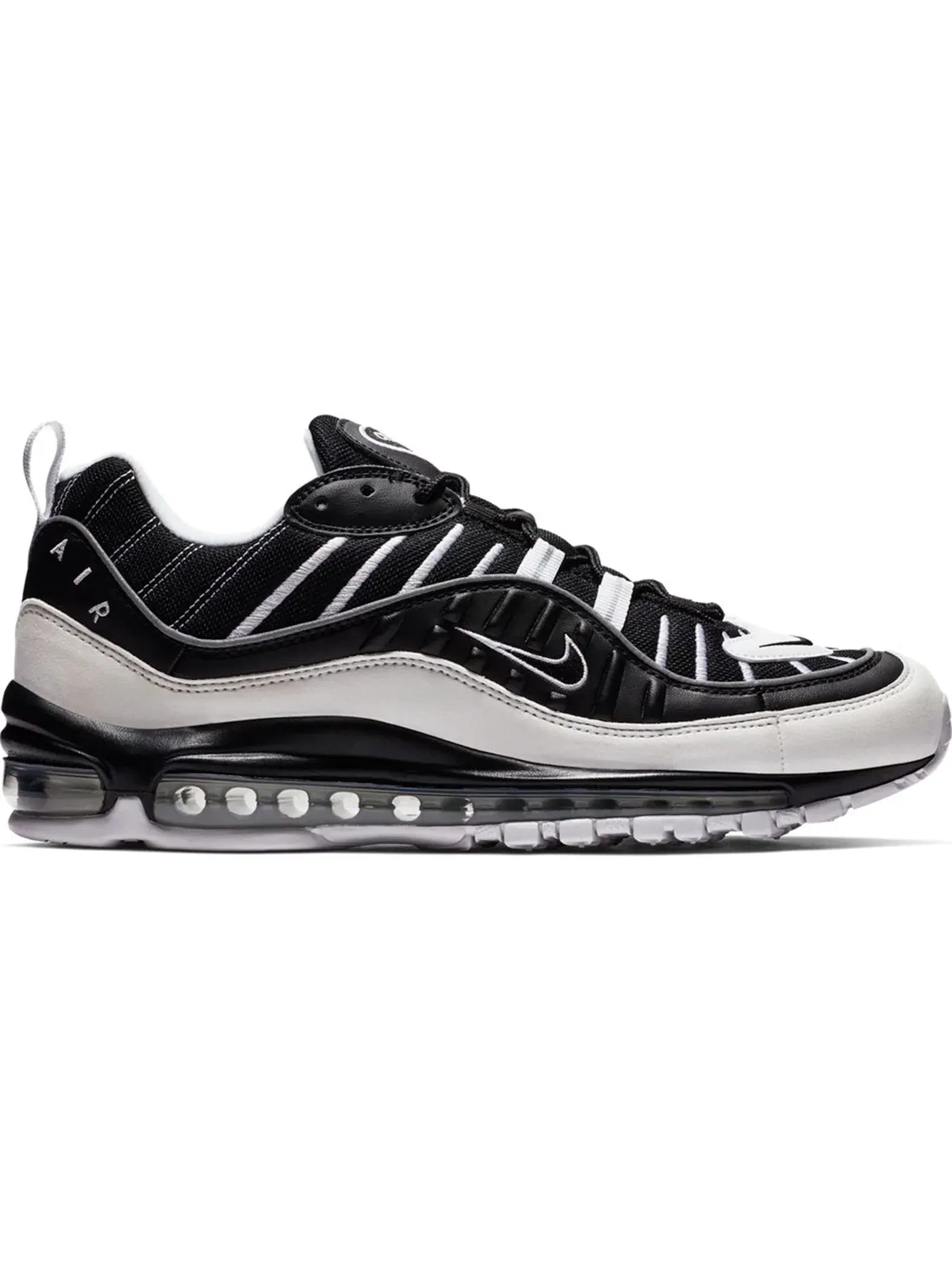 Мужские кроссовки Lifestyle Nike Air Max 98 — изображение 1 из 1, черный/белый-серебристый