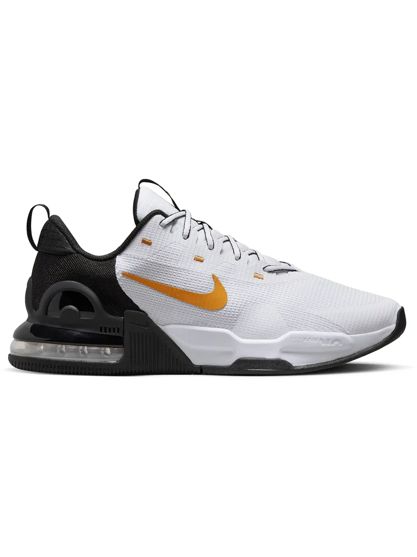 Мужские кроссовки для тренировок Nike Air Max Alpha Trainer 5 — изображение 1 из 1, белый/черный/золотистый