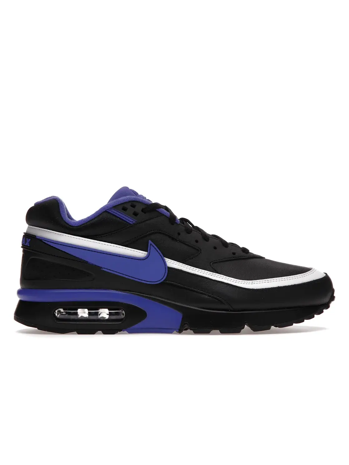 Мужские кроссовки Lifestyle с кожаным верхом Nike Air Max BW OG — изображение 1 из 4, черный/фиолетовый-белый