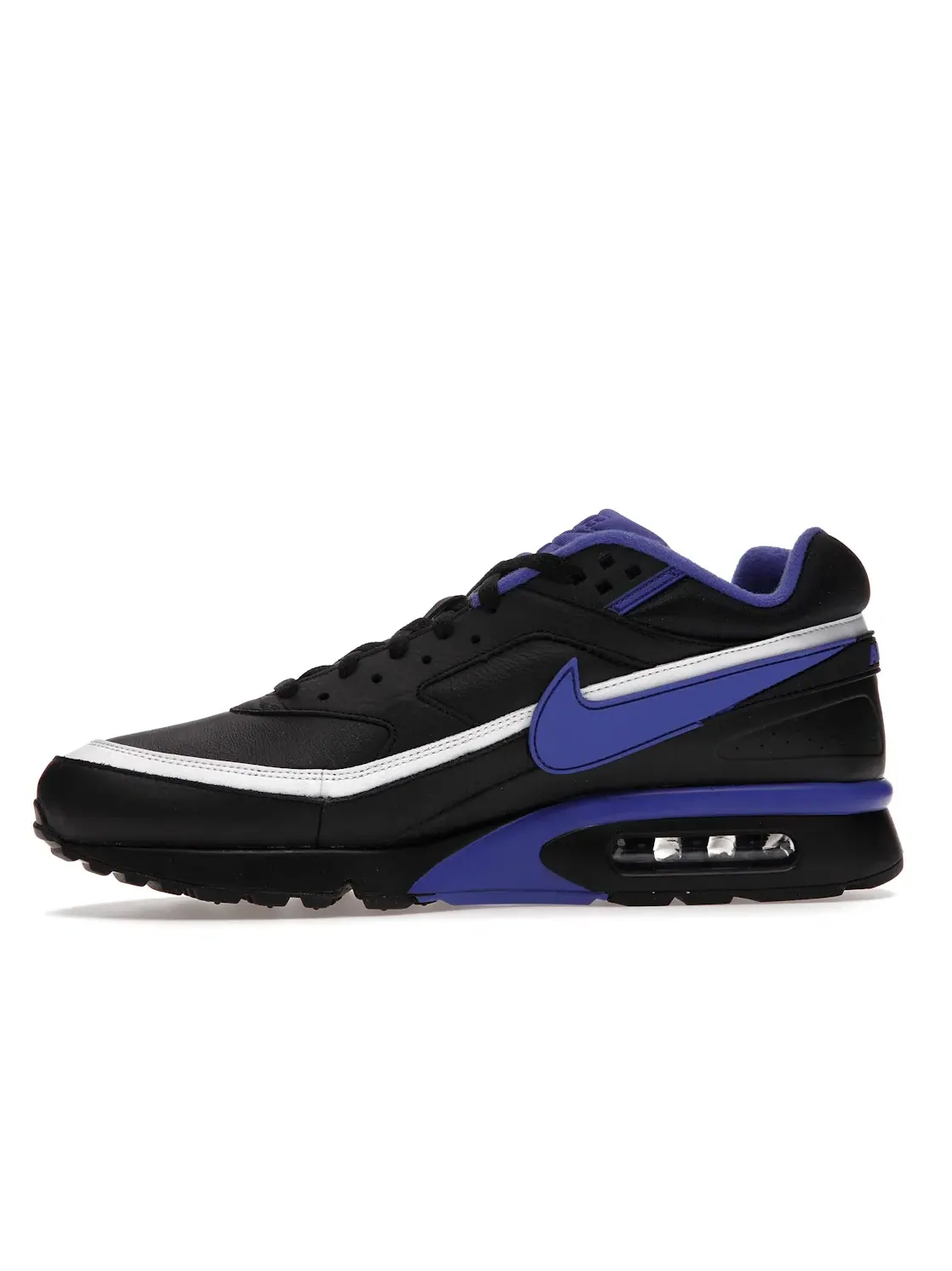 Мужские кроссовки Lifestyle с кожаным верхом Nike Air Max BW OG — изображение 3 из 4, черный/фиолетовый-белый