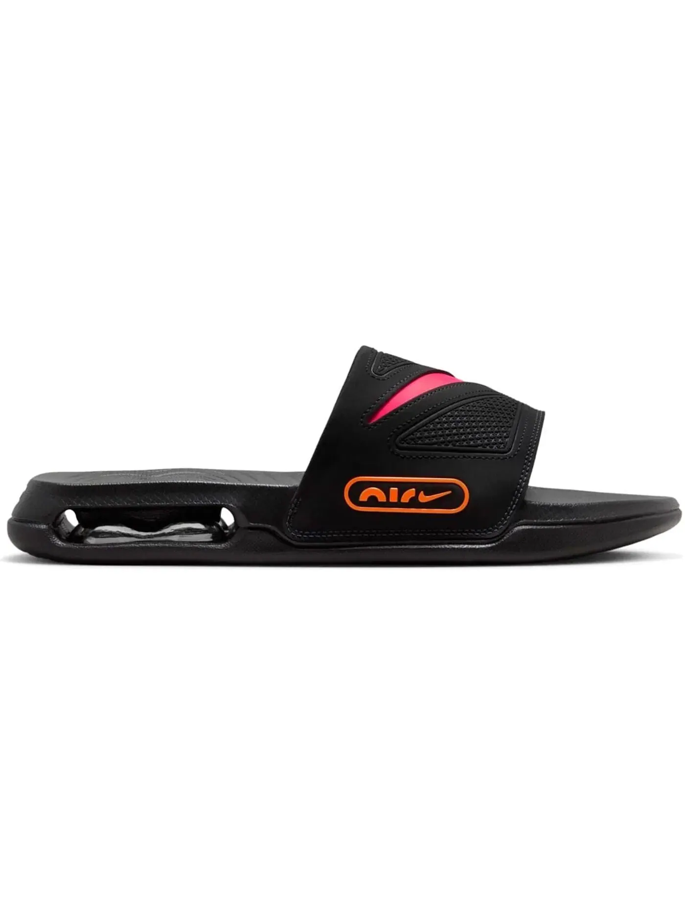 Мужские шлепанцы с открытым мысом Air Max Cirro Slide Nike — изображение 1 из 1, черный/оранжевый/розовый
